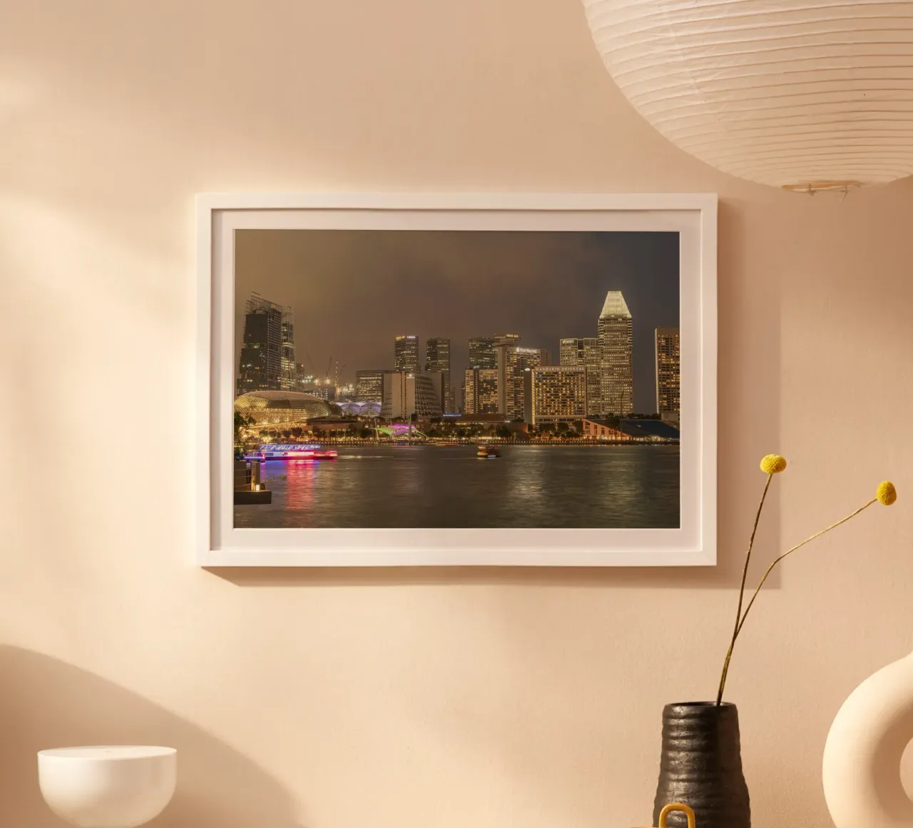 Singapur Skyline carta hahnemühle da Reisefotografie - Bilder aus aller Welt