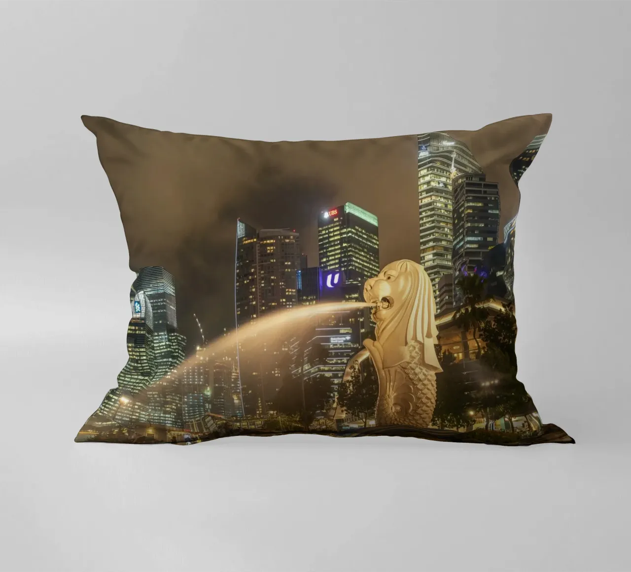 Merlion Singapur cuscino da Reisefotografie - Bilder aus aller Welt