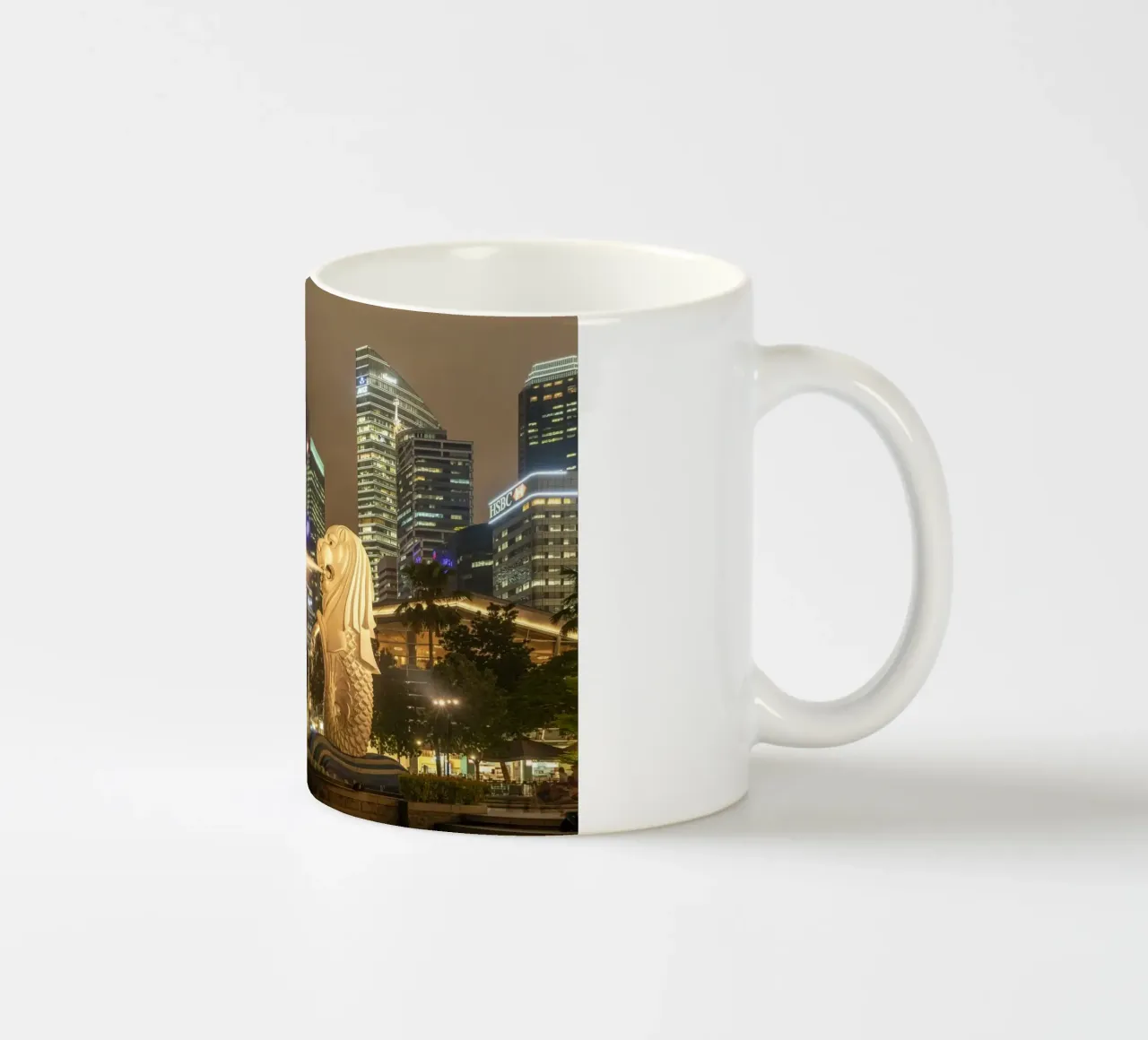 Merlion Singapur tazza in ceramica da Reisefotografie - Bilder aus aller Welt