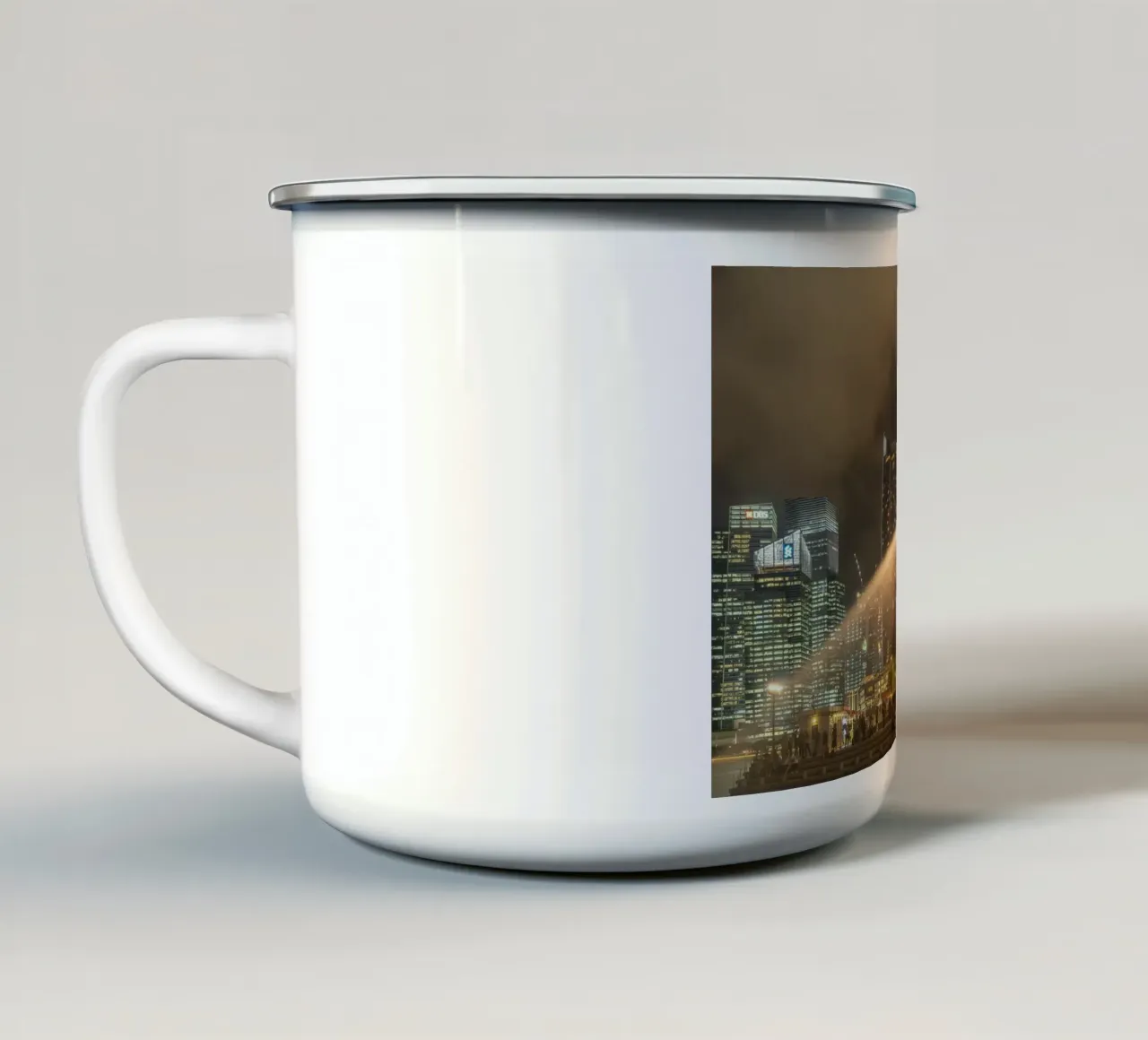 Merlion Singapur tazza in smalto da Reisefotografie - Bilder aus aller Welt