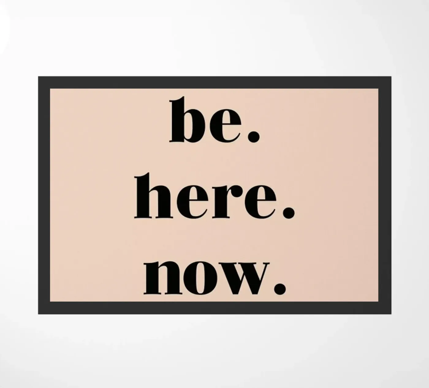 Be Here Now zerbino da Studio One