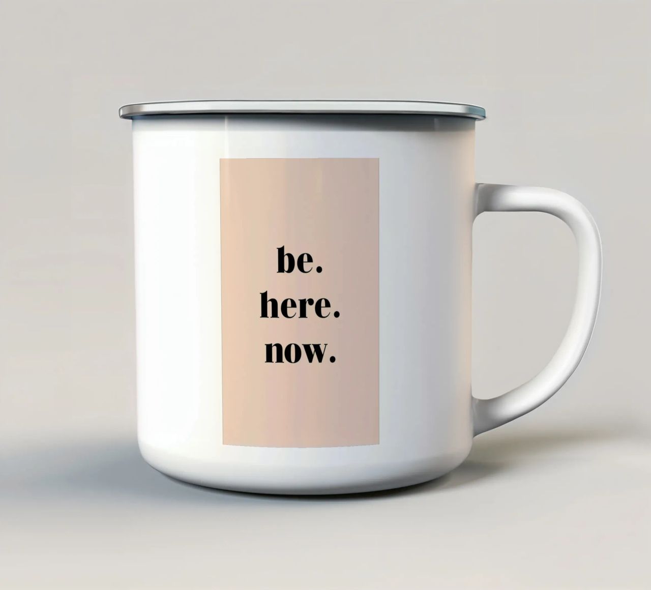 Be Here Now tazza in smalto da Studio One