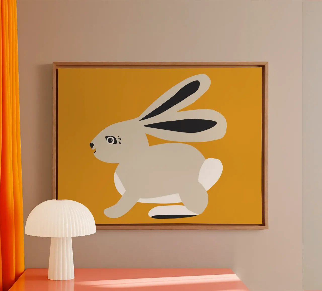 Hare canvas by All Colours