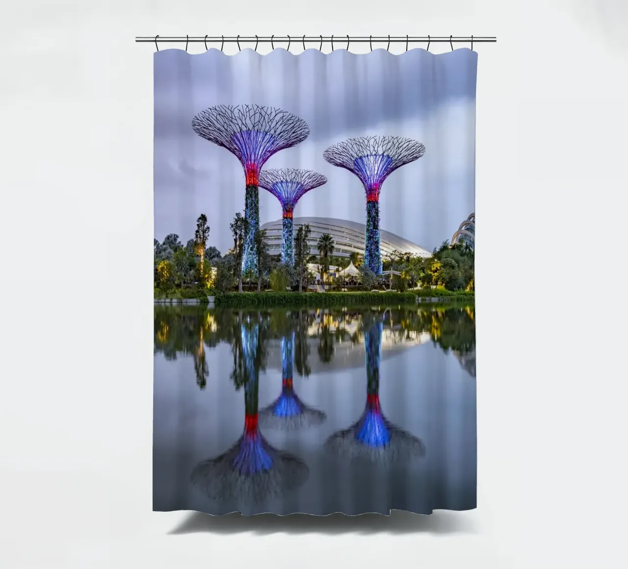 Super Trees Singapur tenda da doccia da Reisefotografie - Bilder aus aller Welt