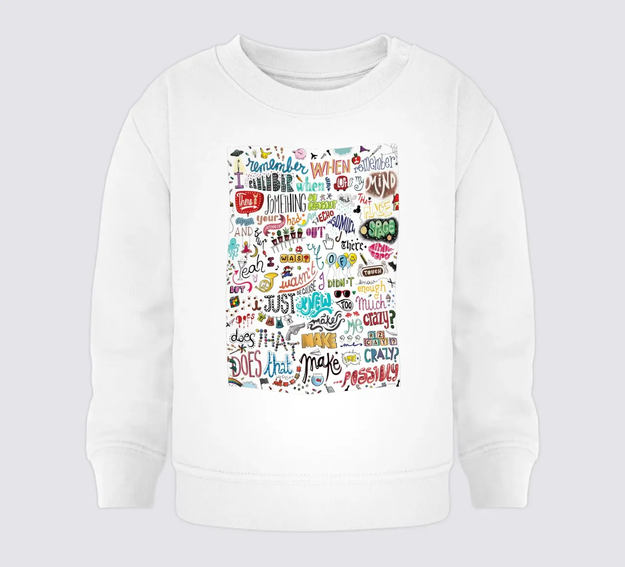 Crazy sudadera de bebé de Nour Tohme