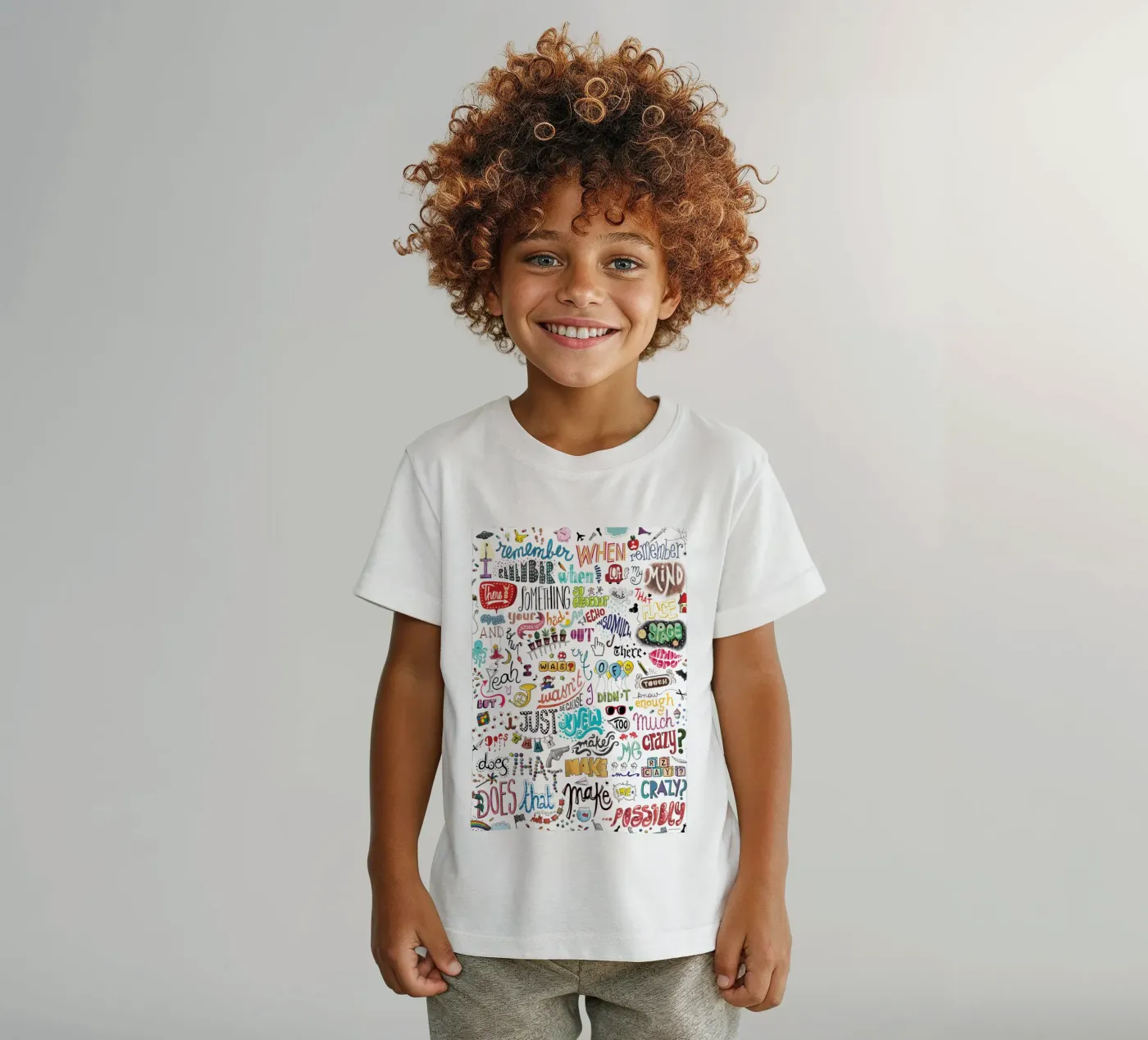 Crazy t-shirt bambini da Nour Tohme