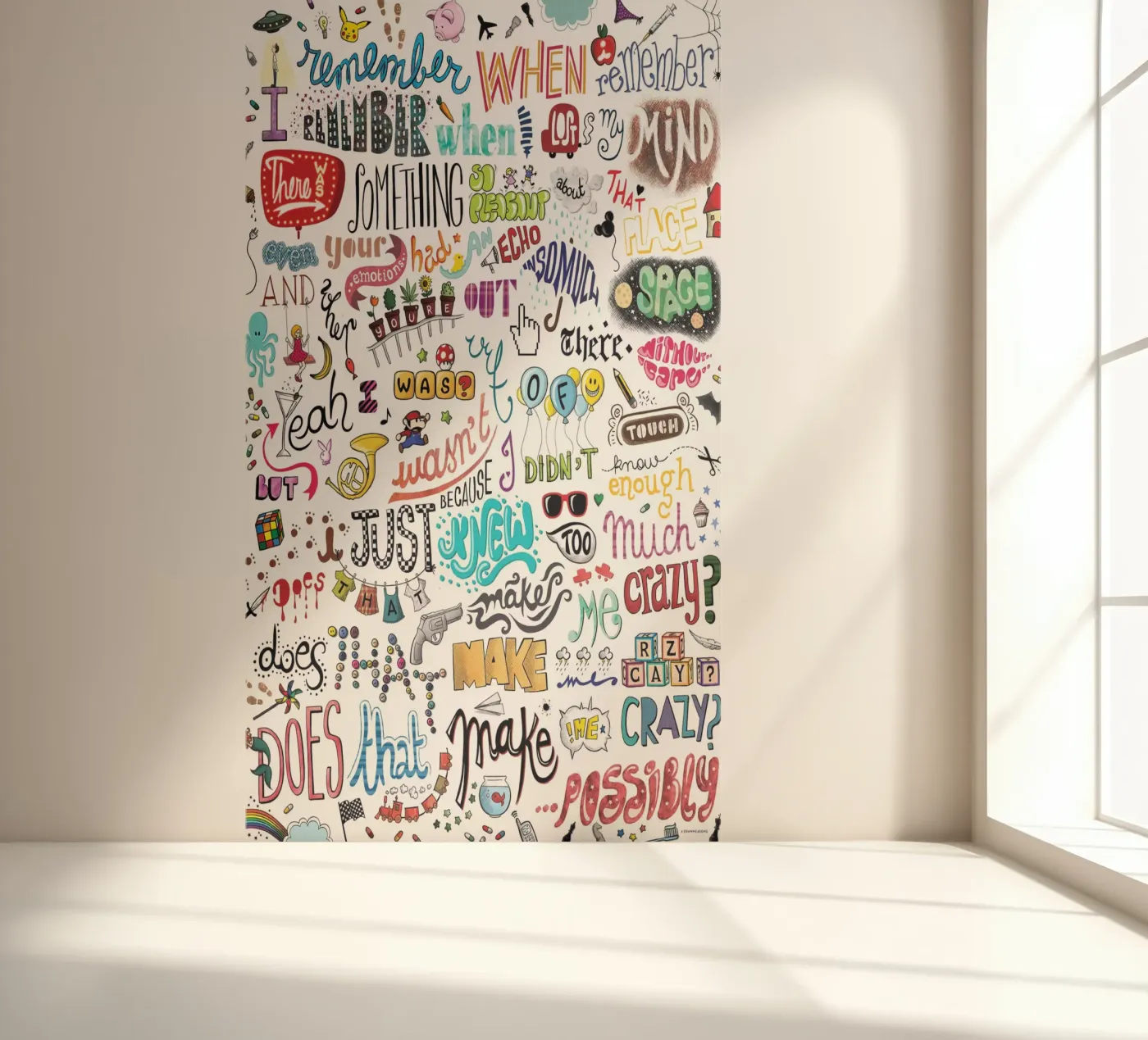 Crazy carta da parati fotografica da Nour Tohme