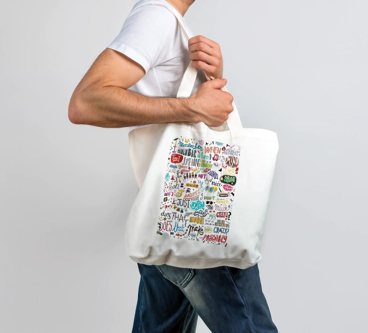 Crazy tote bag by Nour Tohme