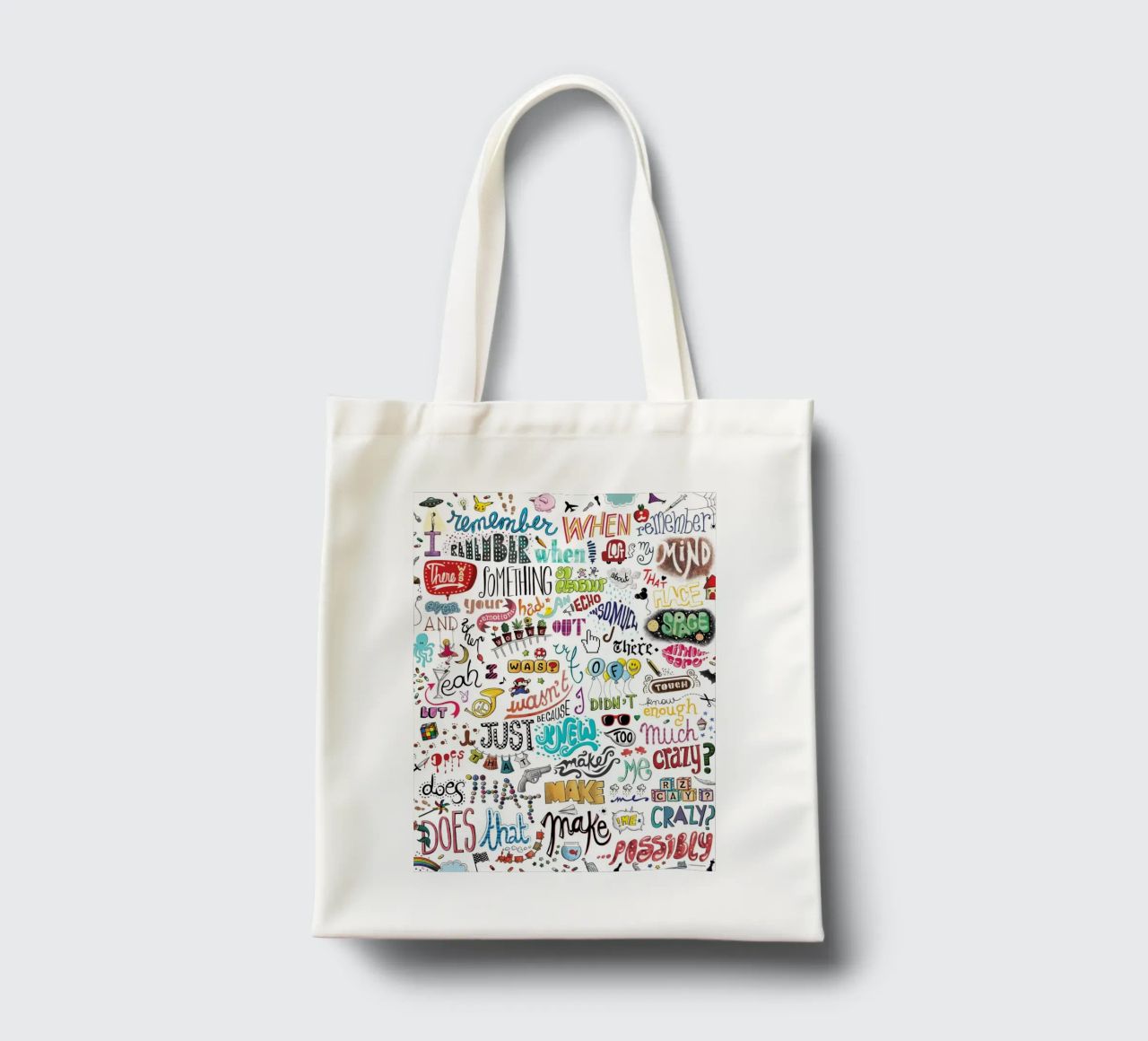 Crazy tote bag by Nour Tohme