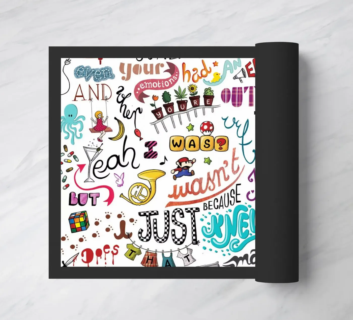 Crazy doormat by Nour Tohme