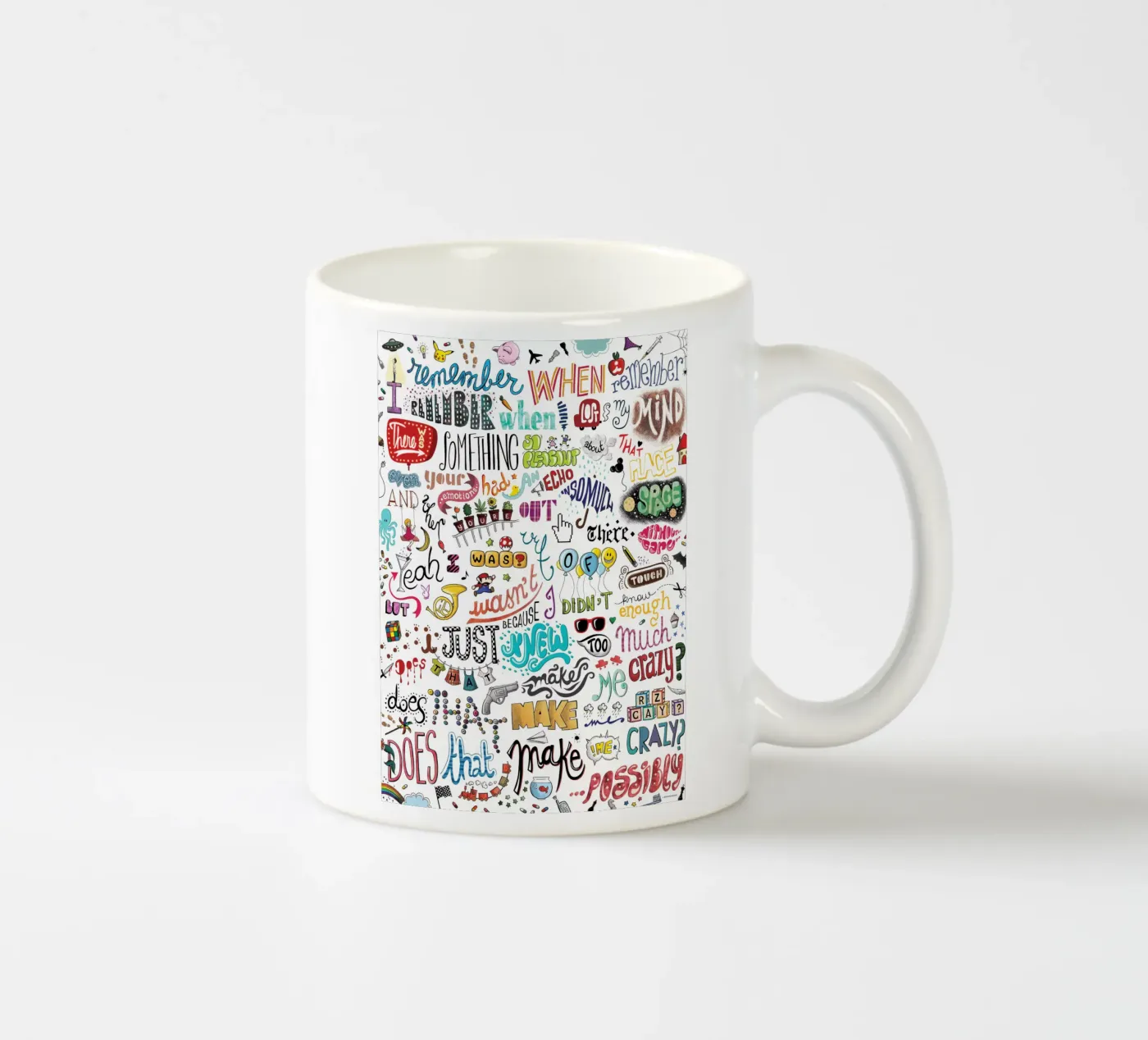 Crazy ceramic mug by Nour Tohme
