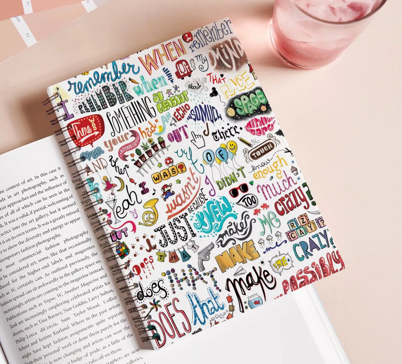 Crazy spiral notebook by Nour Tohme