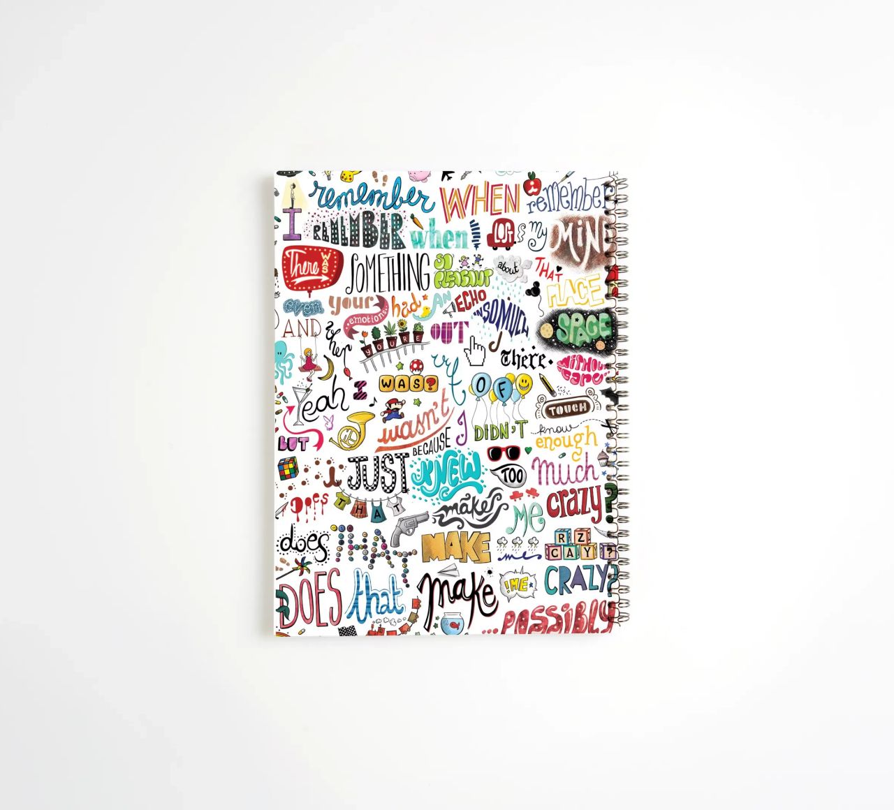 Crazy spiral notebook by Nour Tohme