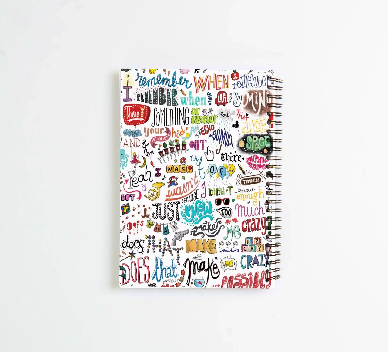 Crazy spiral notebook by Nour Tohme