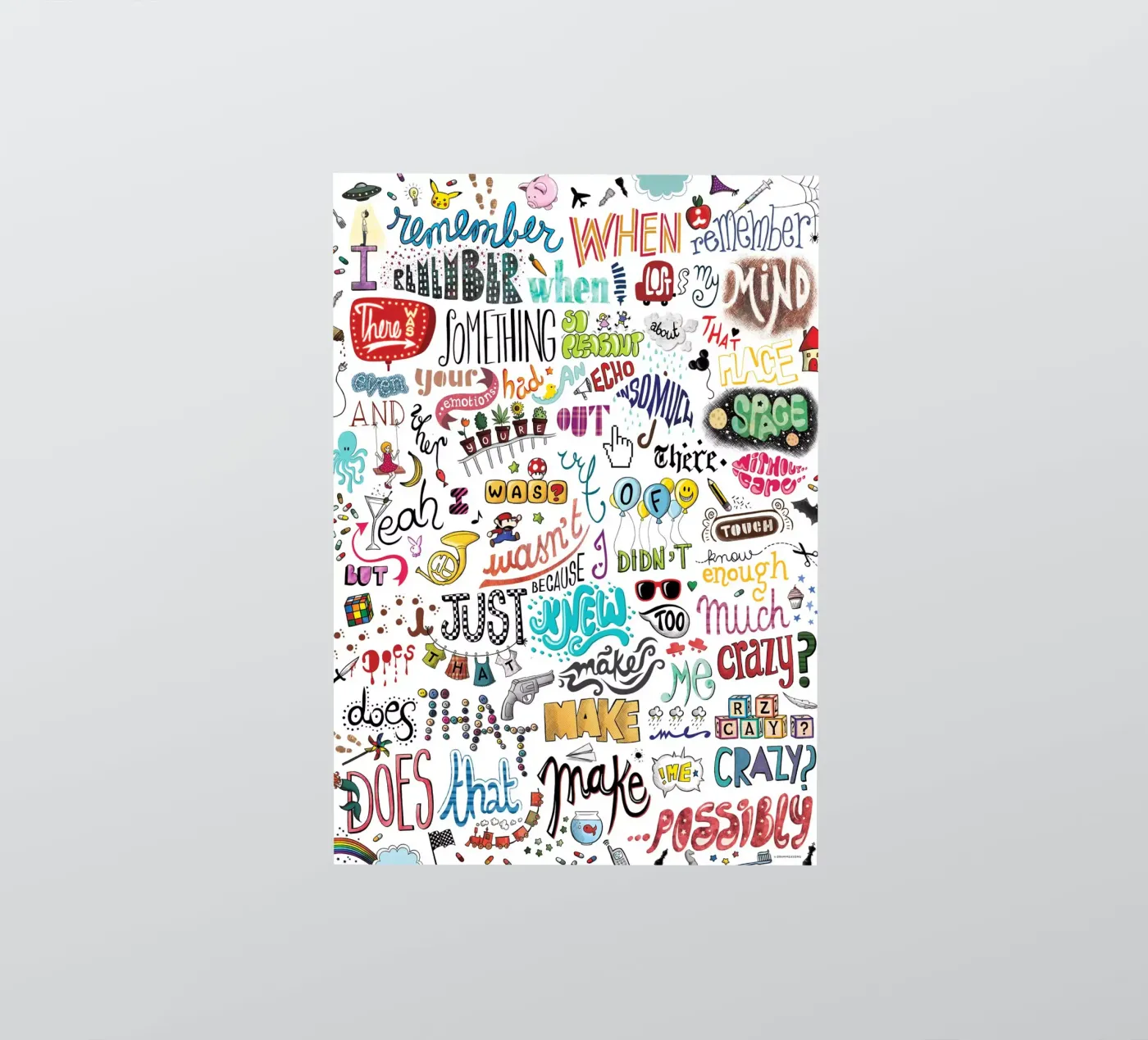 Crazy adesivo da Nour Tohme