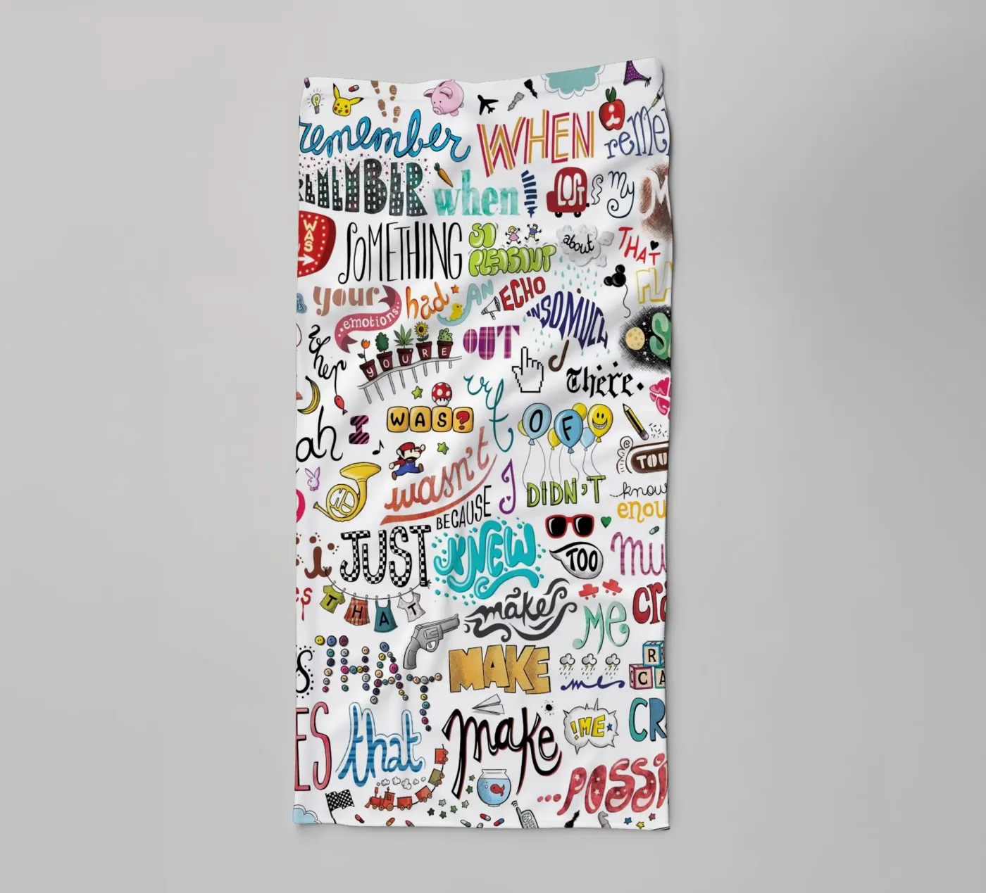 Crazy badhanddoek van Nour Tohme