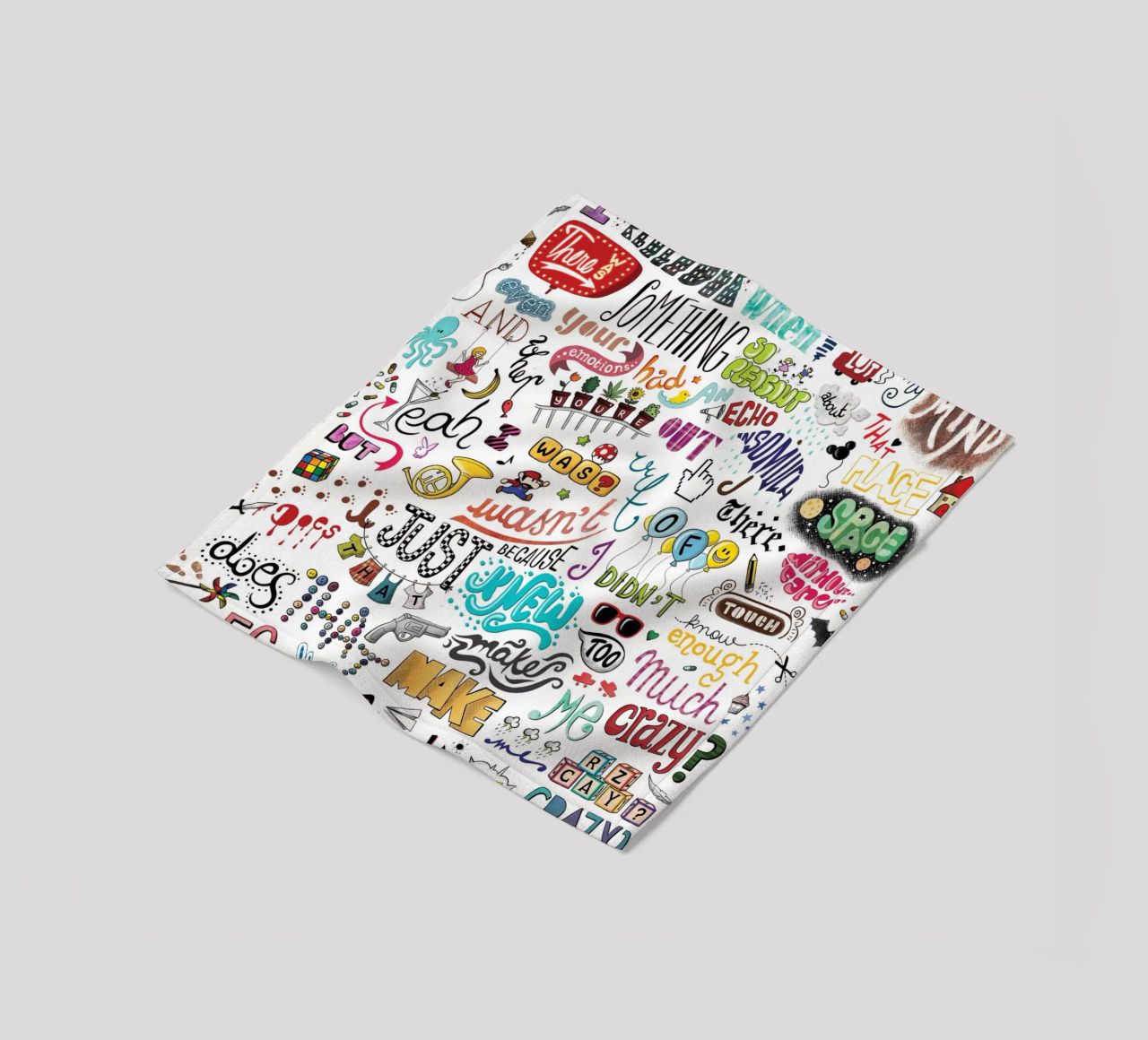 Crazy coperta in pile da Nour Tohme
