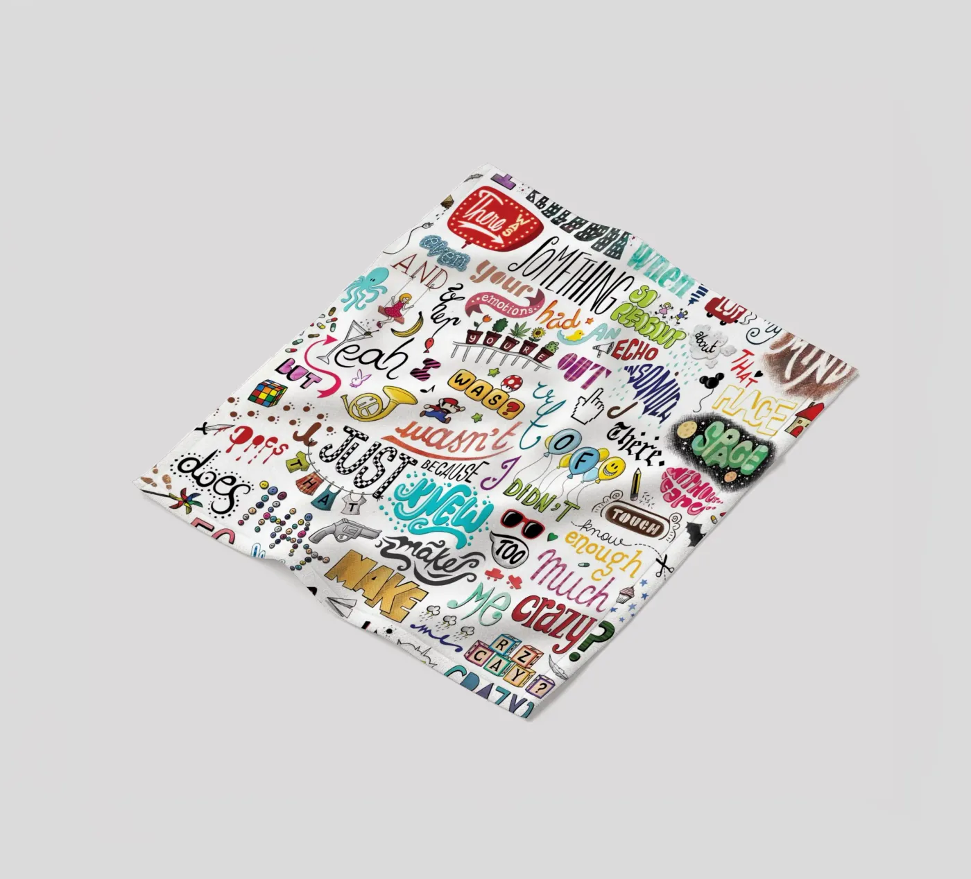 Crazy Fleecedecke von Nour Tohme