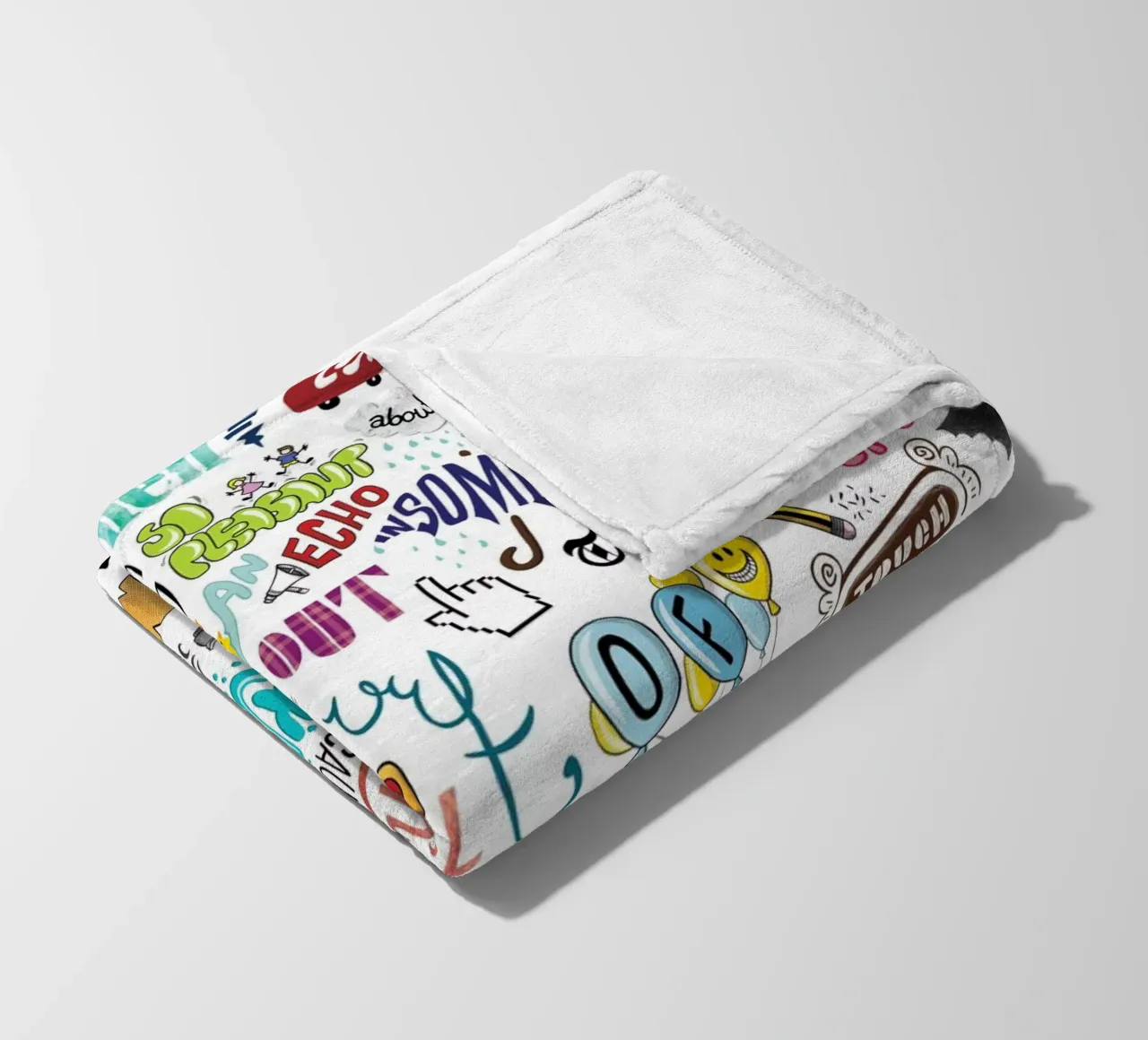 Crazy coperta in pile da Nour Tohme