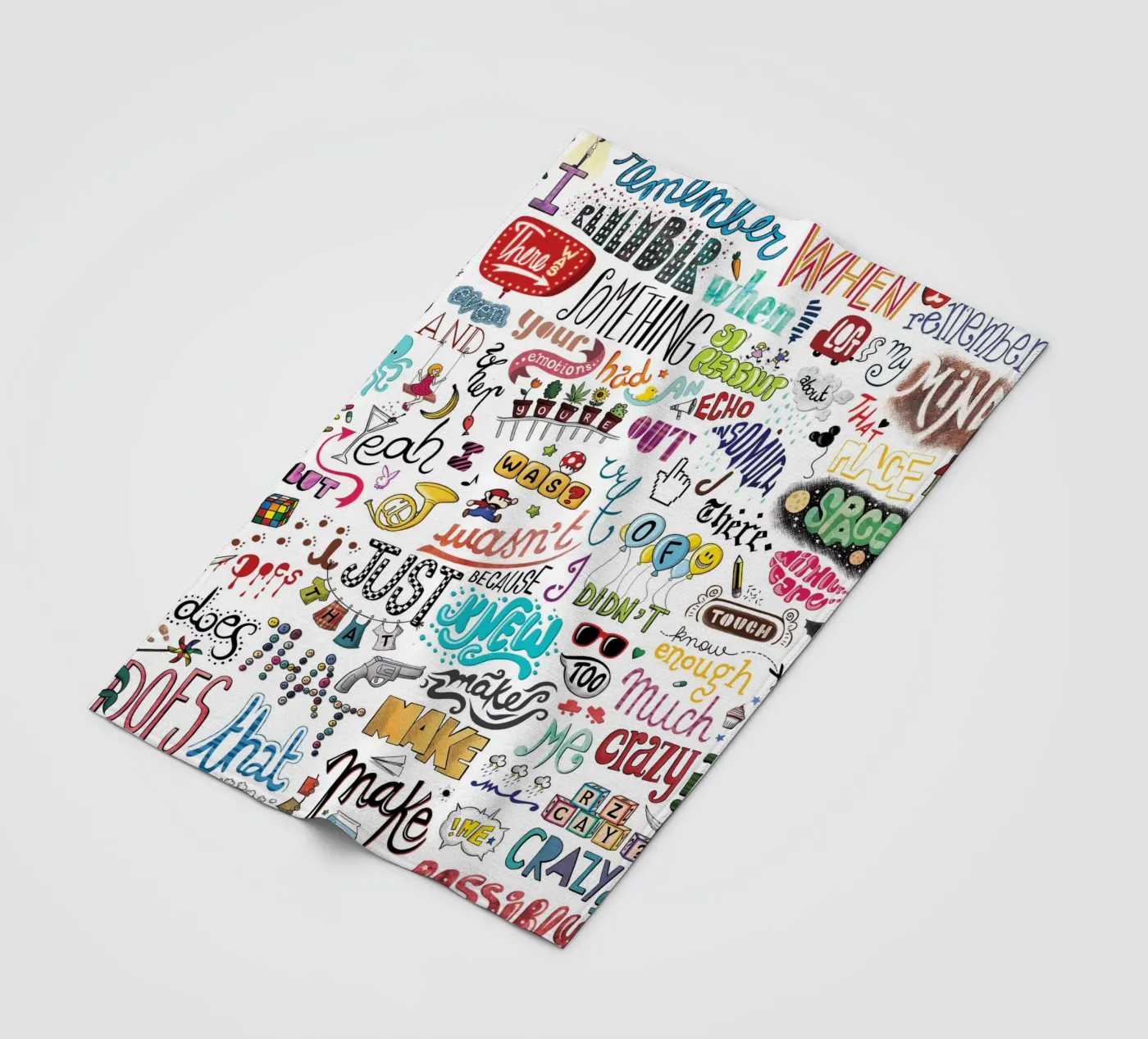 Crazy Fleecedecke von Nour Tohme