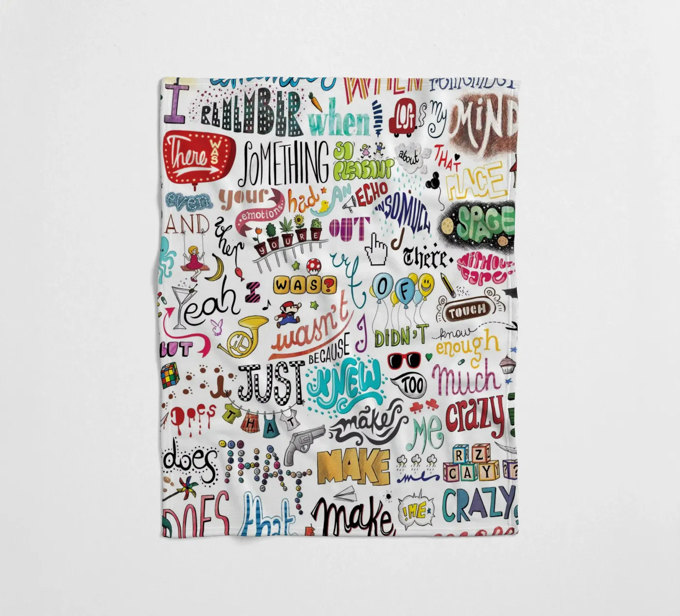 Crazy Fleecedecke von Nour Tohme