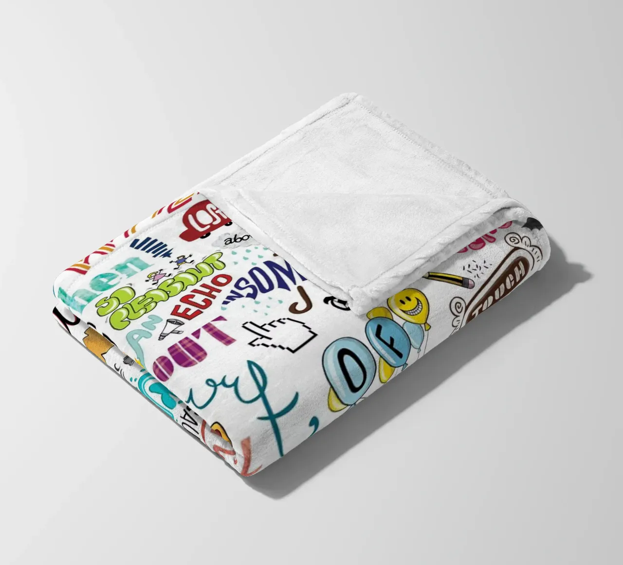 Crazy coperta in pile da Nour Tohme