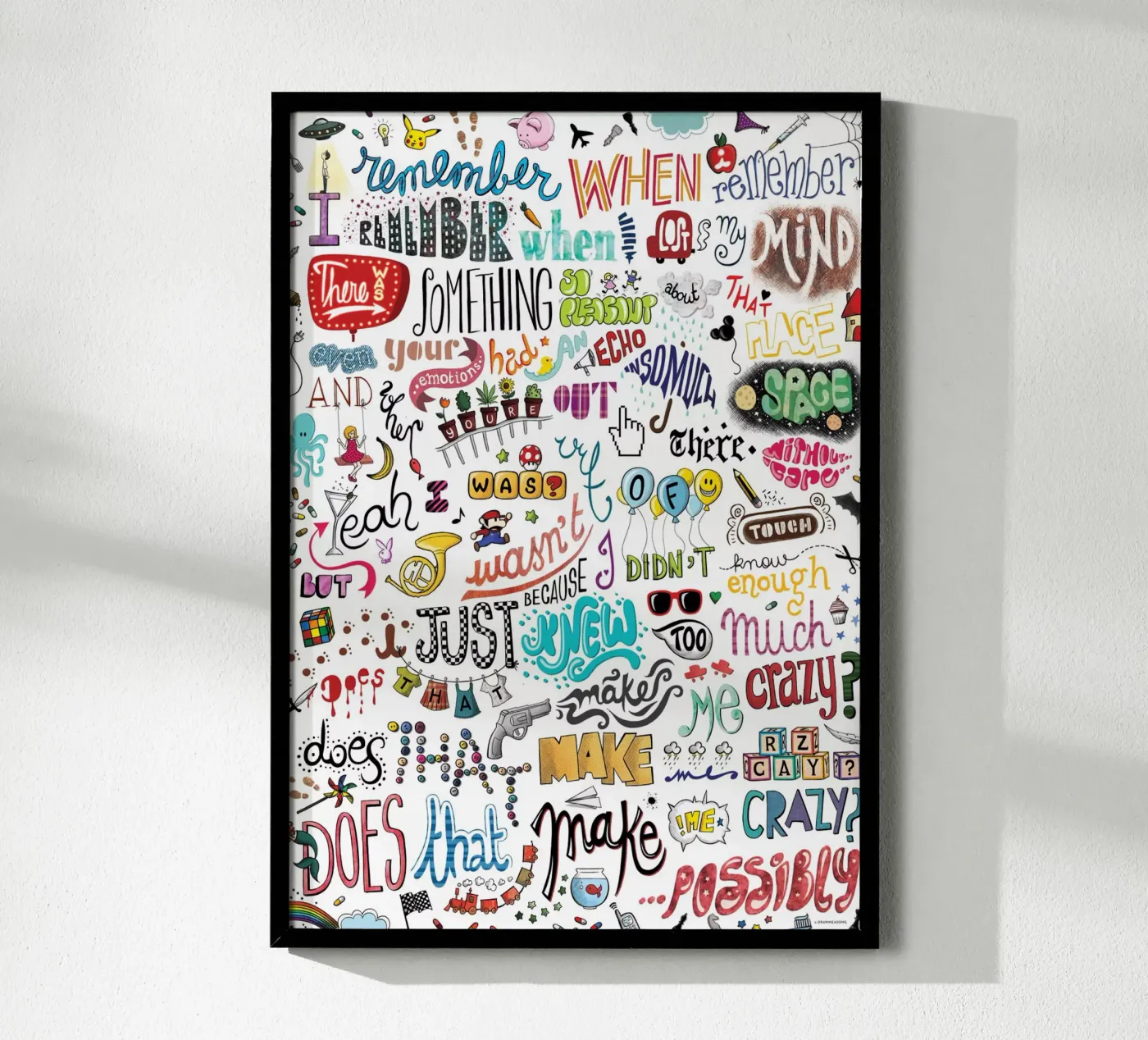 Crazy poster by Nour Tohme