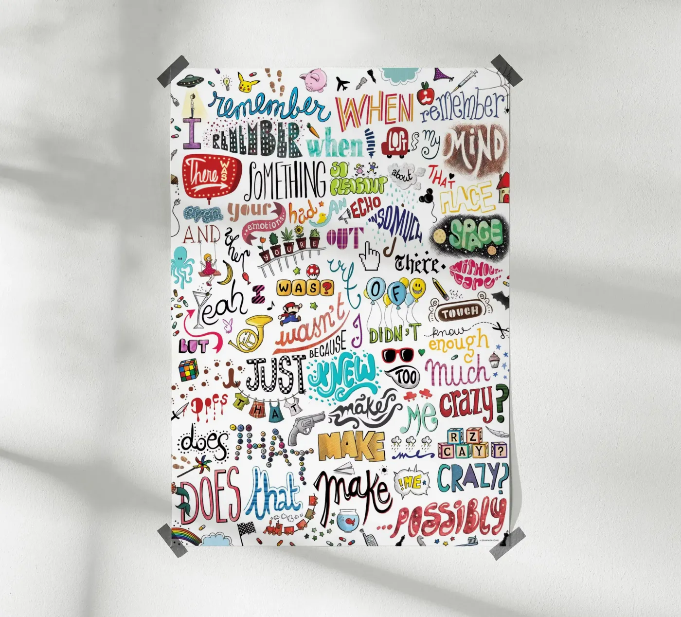 Crazy poster by Nour Tohme