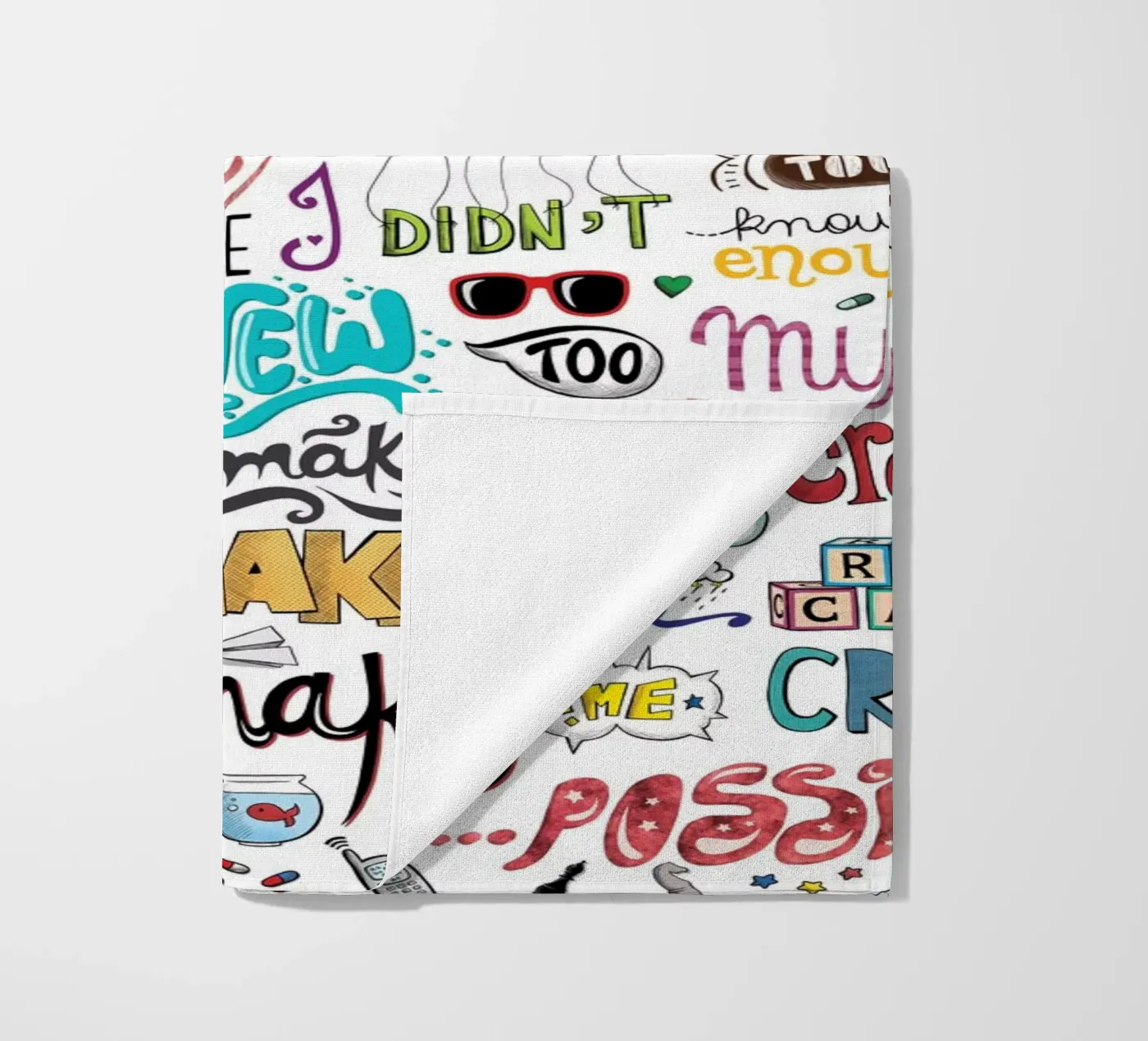 Crazy Strandtuch von Nour Tohme