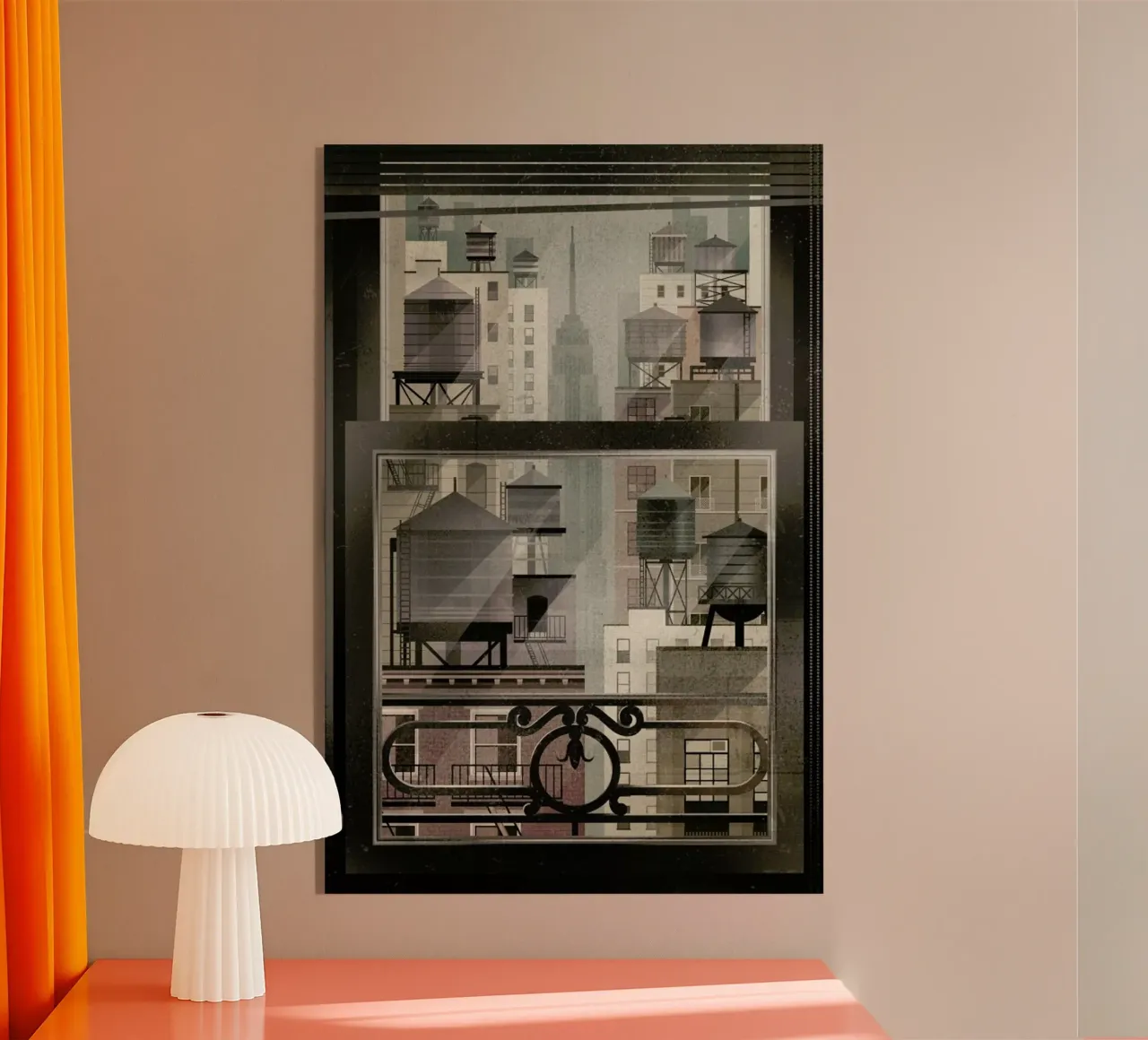 NYC Watertowers plexiglass da Dieter Braun