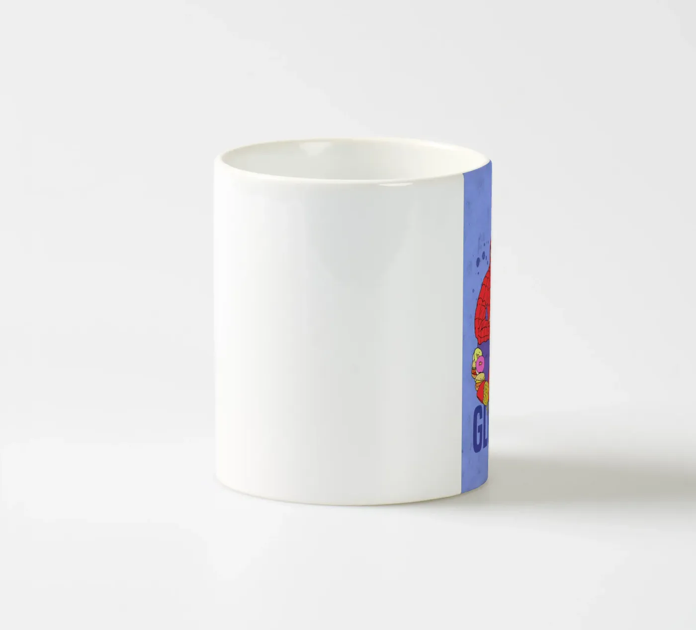 Gluttony ceramic mug by Nick Cocozza