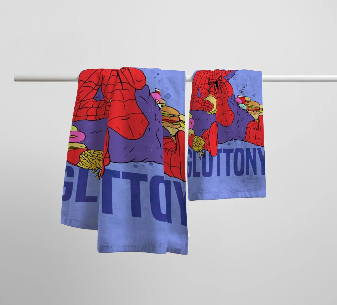 Gluttony asciugamano da bagno da Nick Cocozza