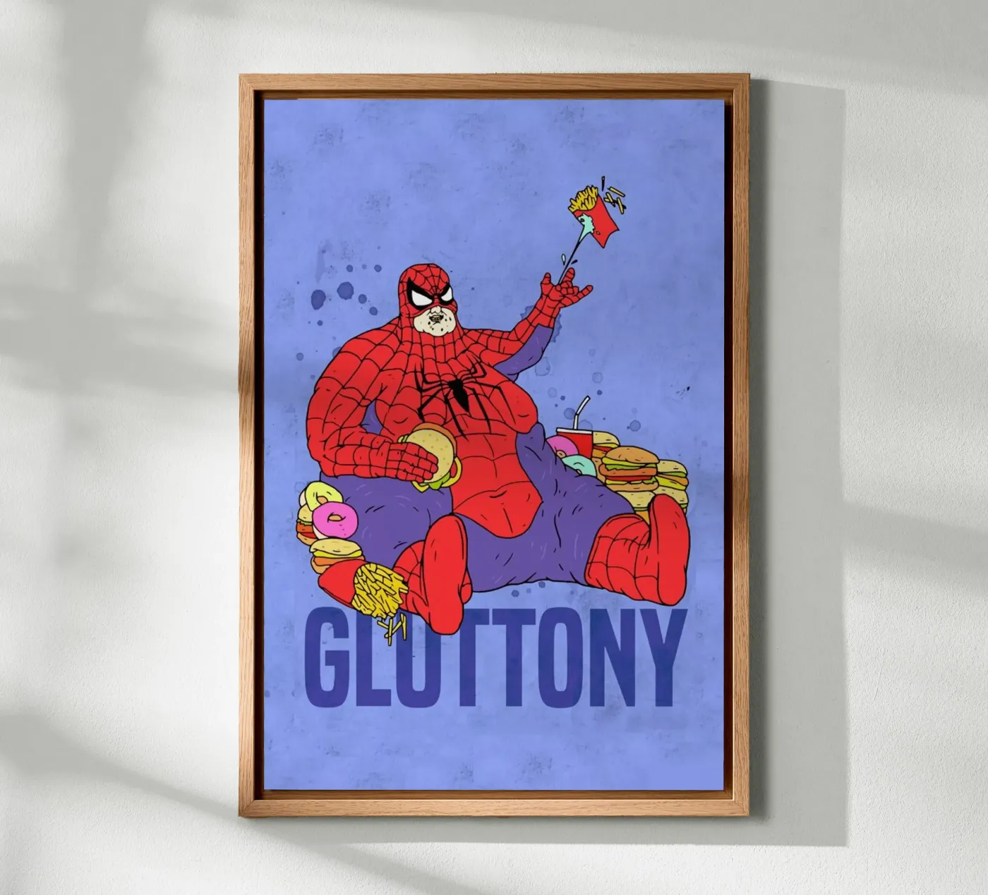 Gluttony canvas by Nick Cocozza