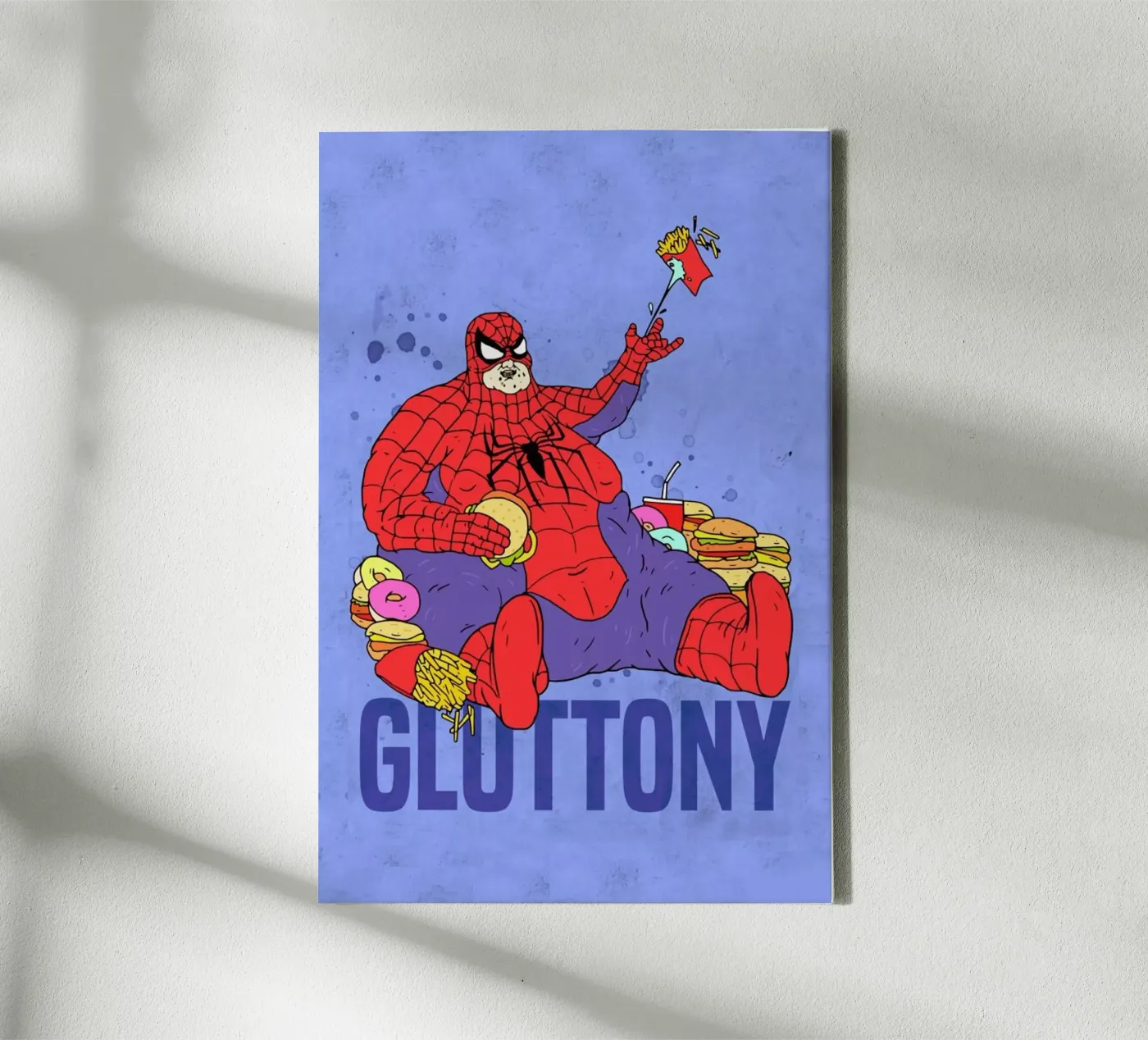 Gluttony canvas van Nick Cocozza