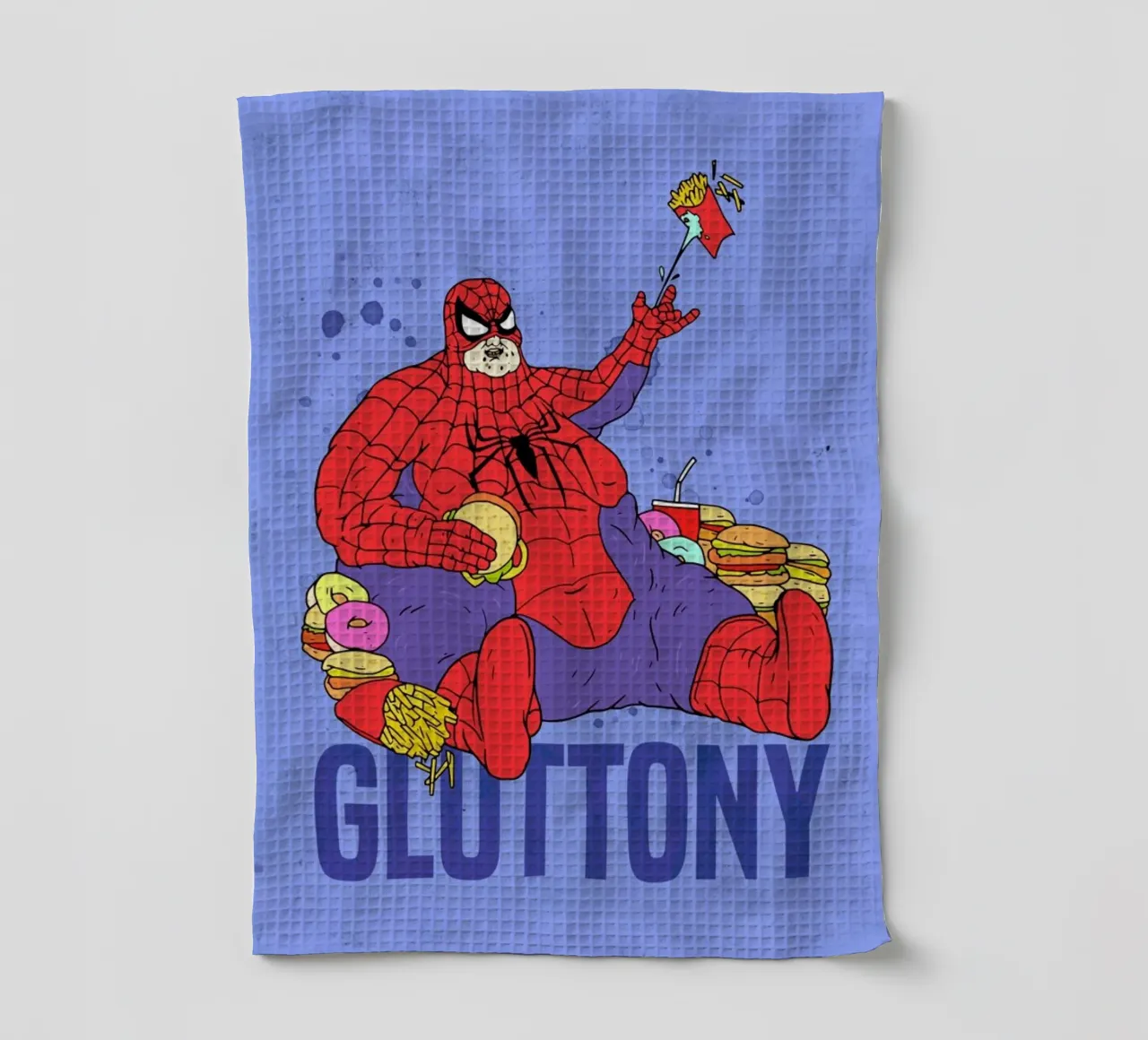 Gluttony Geschirrtuch von Nick Cocozza