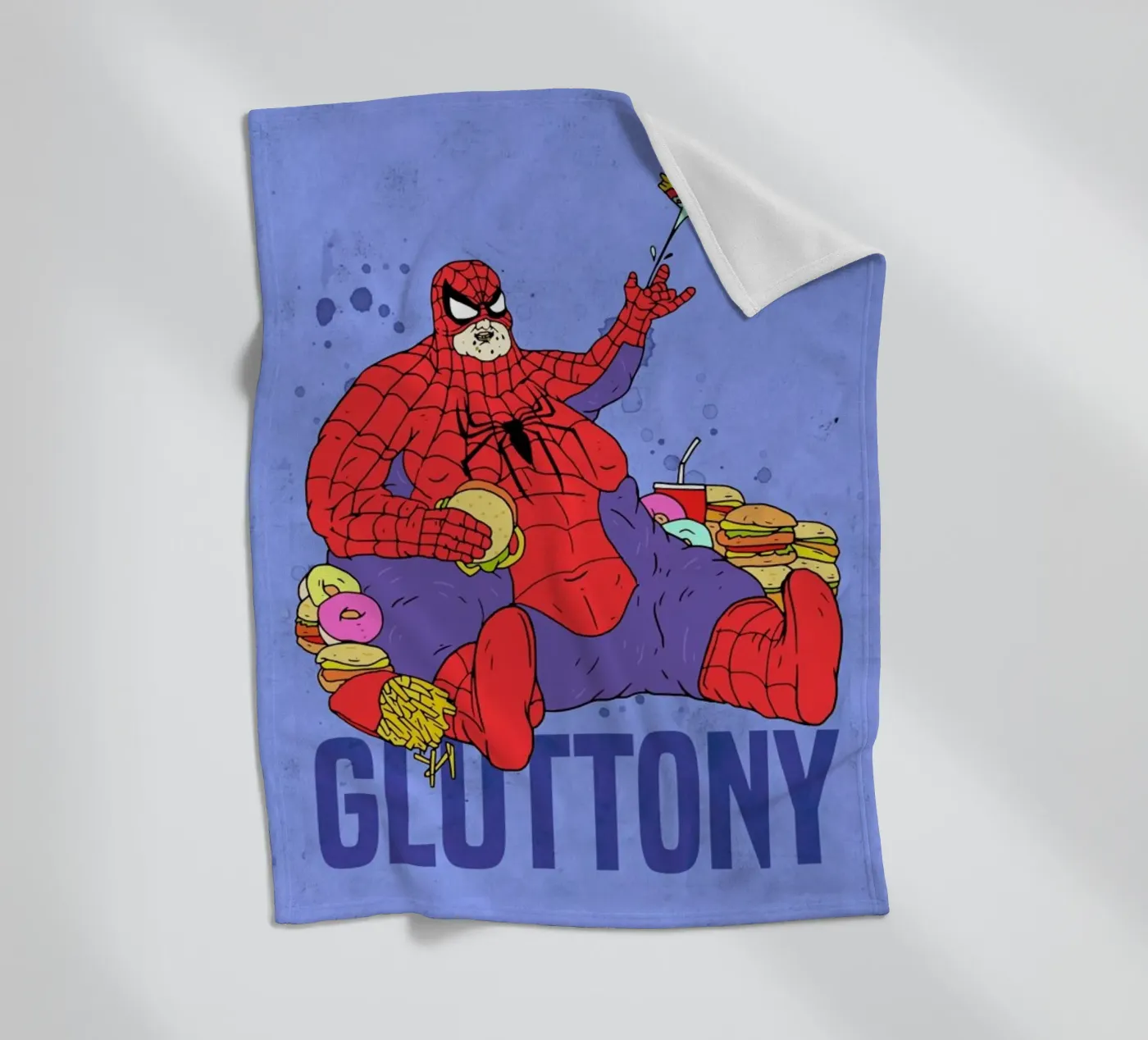 Gluttony fleecedeken van Nick Cocozza