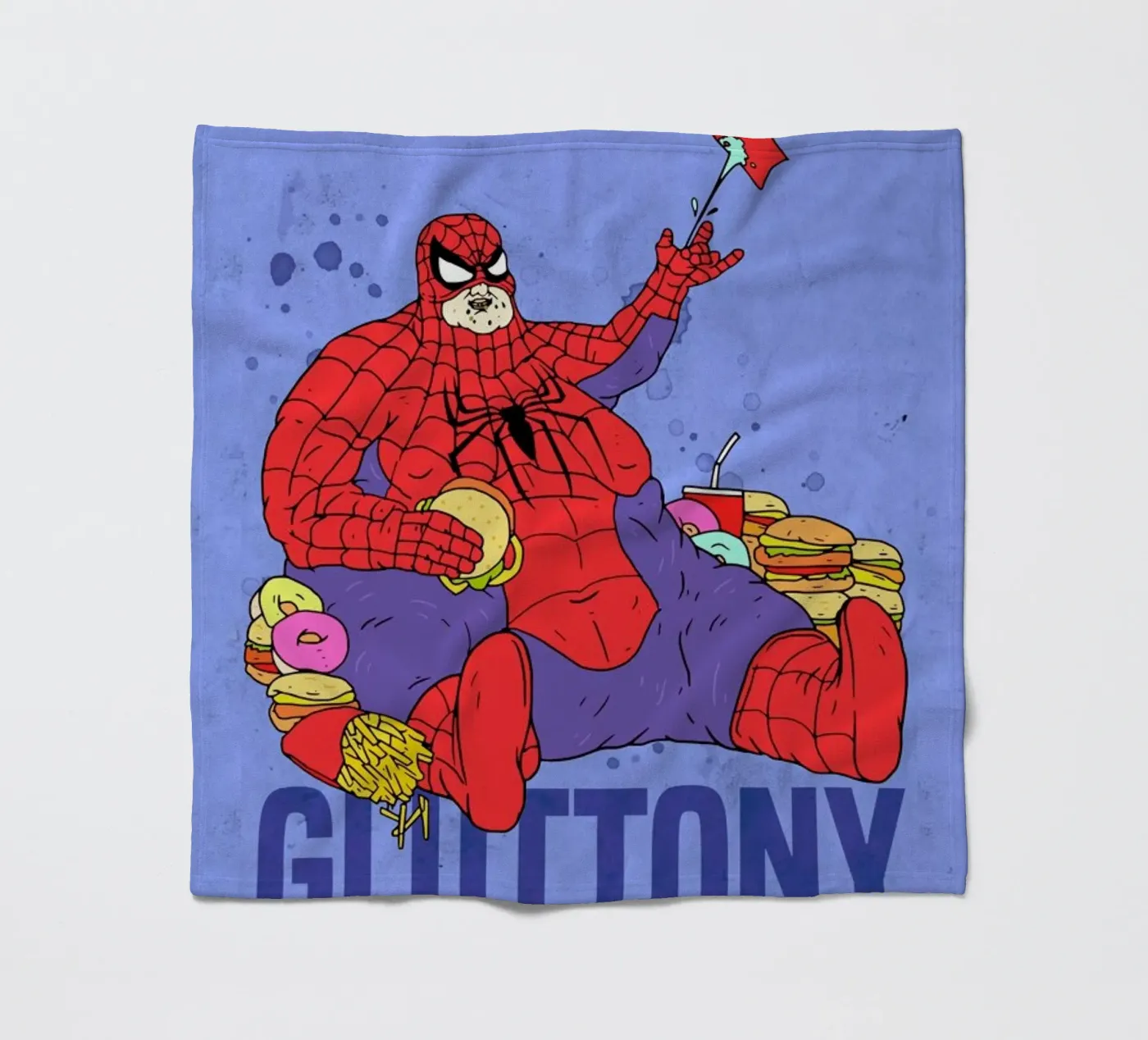 Gluttony fleecedeken van Nick Cocozza