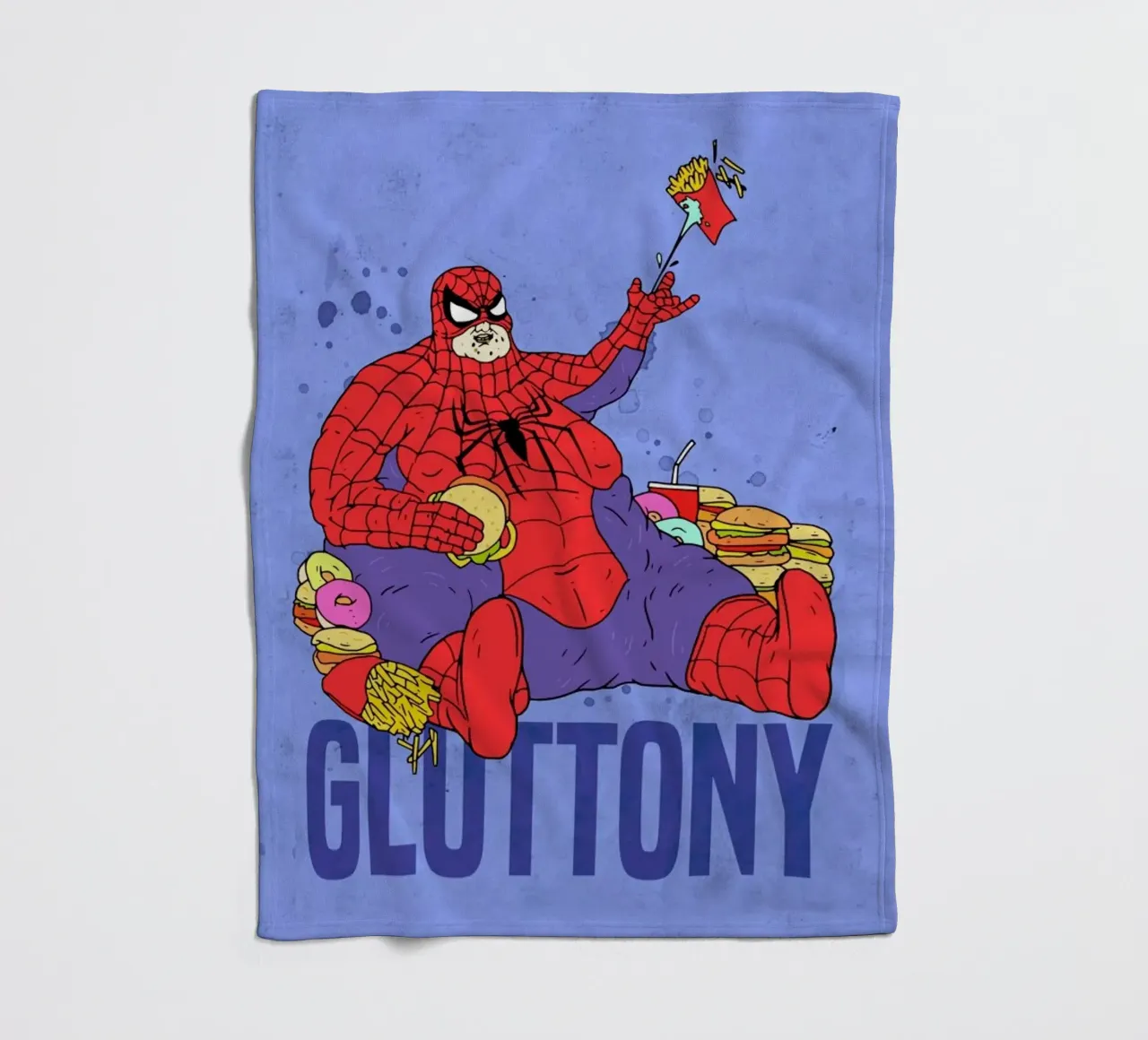 Gluttony fleecedeken van Nick Cocozza