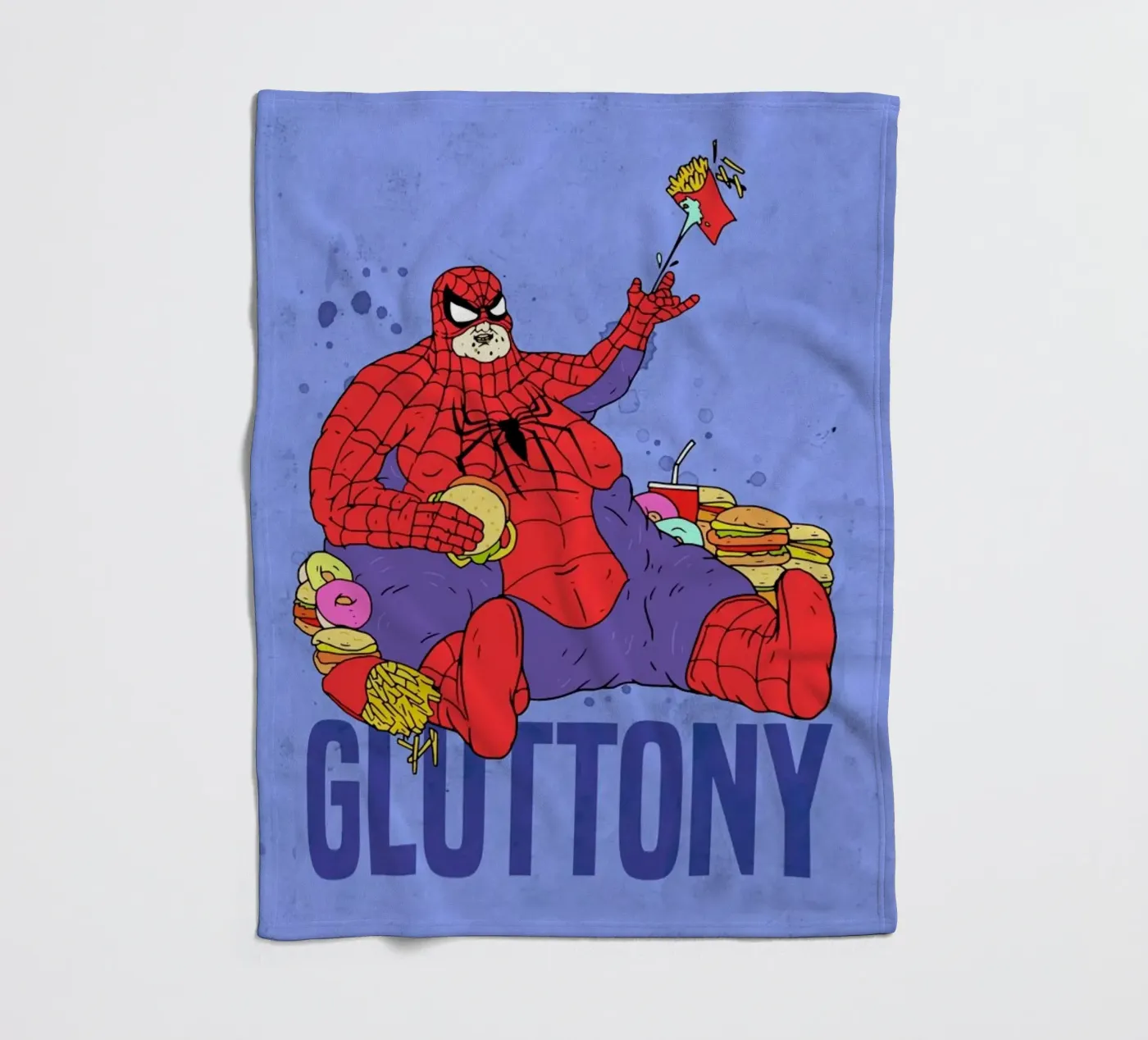 Gluttony fleecedeken van Nick Cocozza