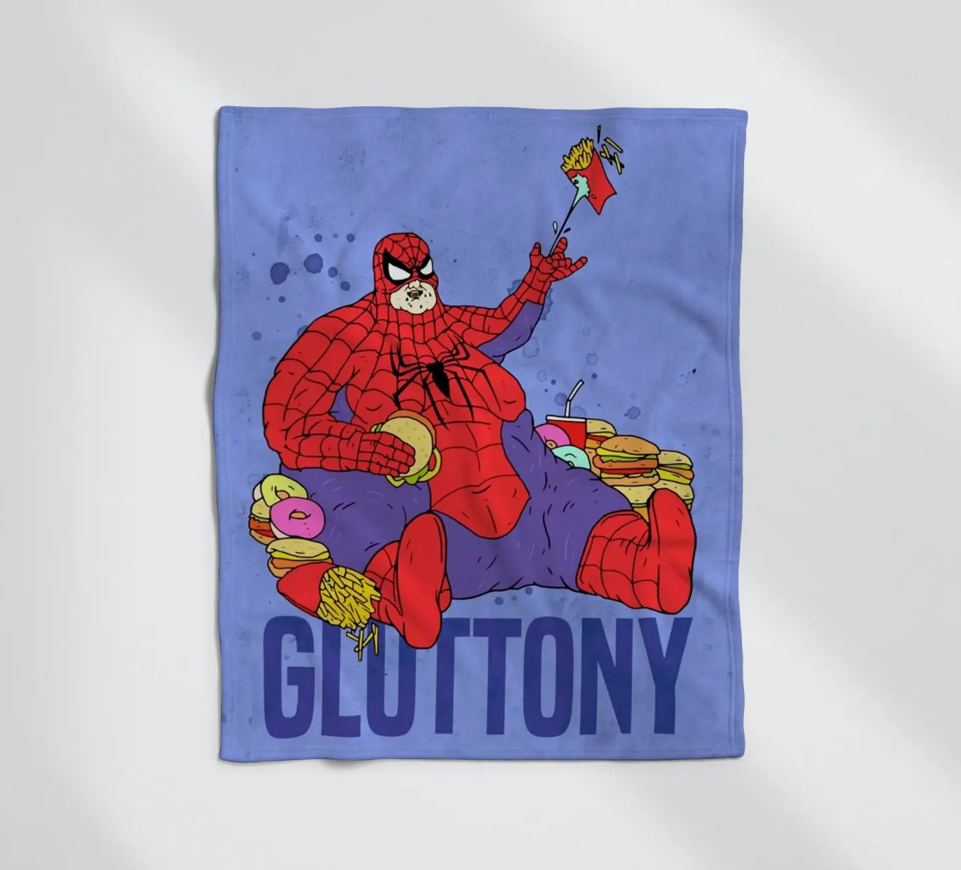 Gluttony fleecedeken van Nick Cocozza