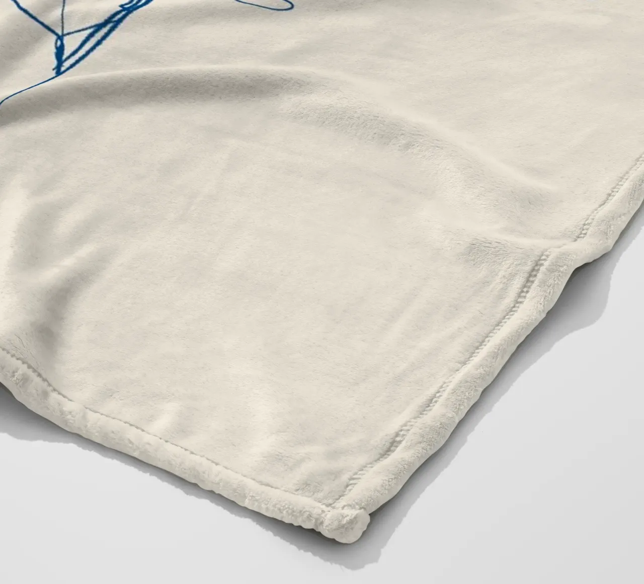 Flower Line Art 12 fleece blanket by LeaDArt