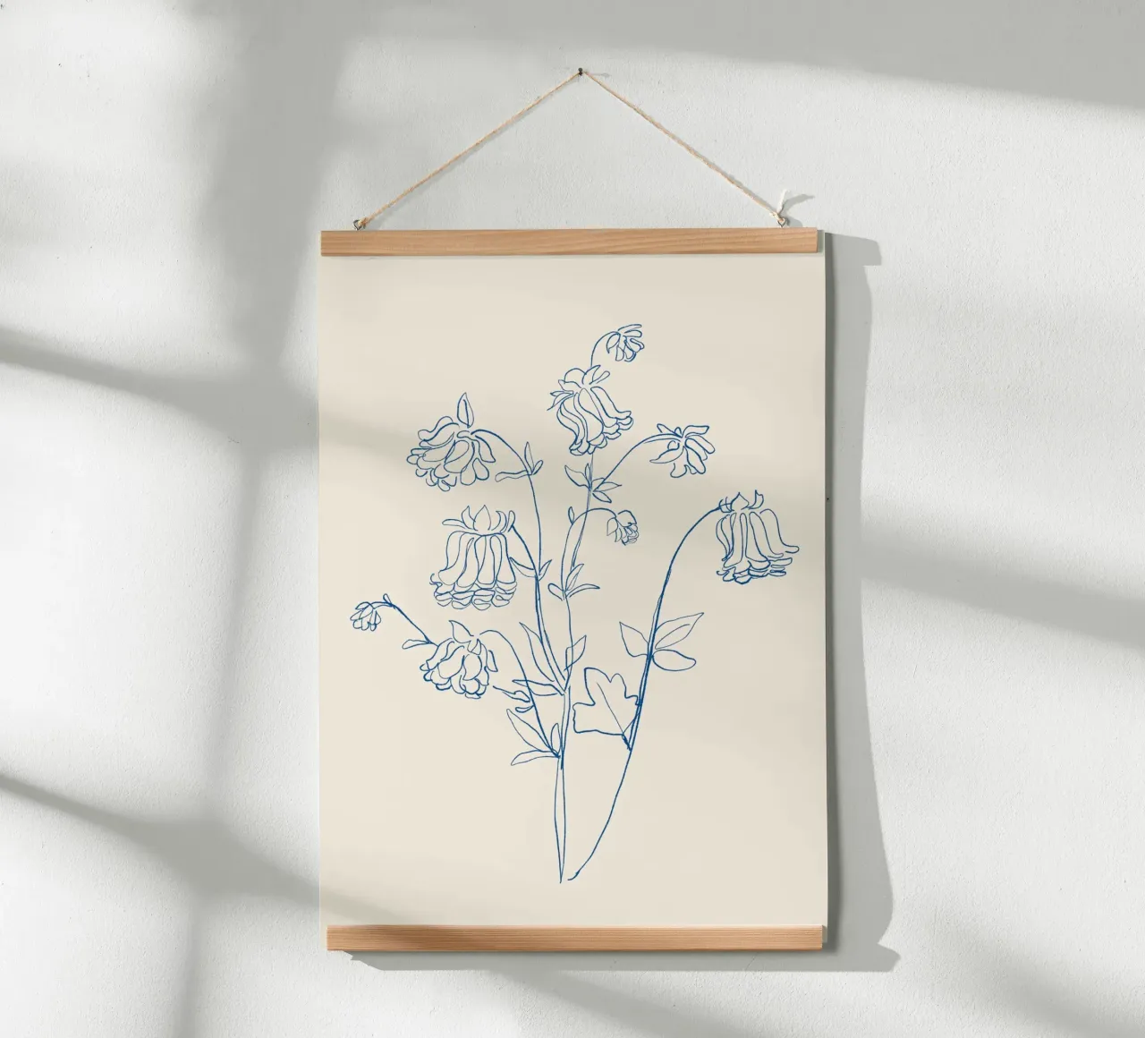 Linea d'arte floreale 12 carta hahnemühle da LeaDArt