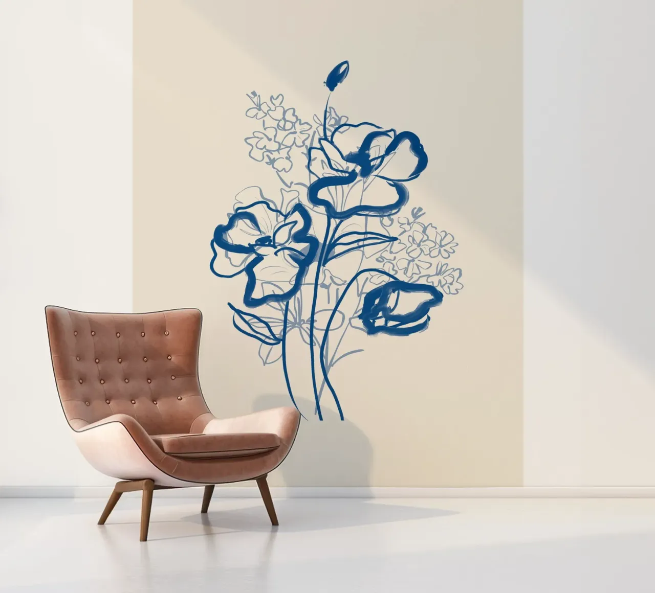 Flower Line Art 13 photo wallpaper by LeaDArt