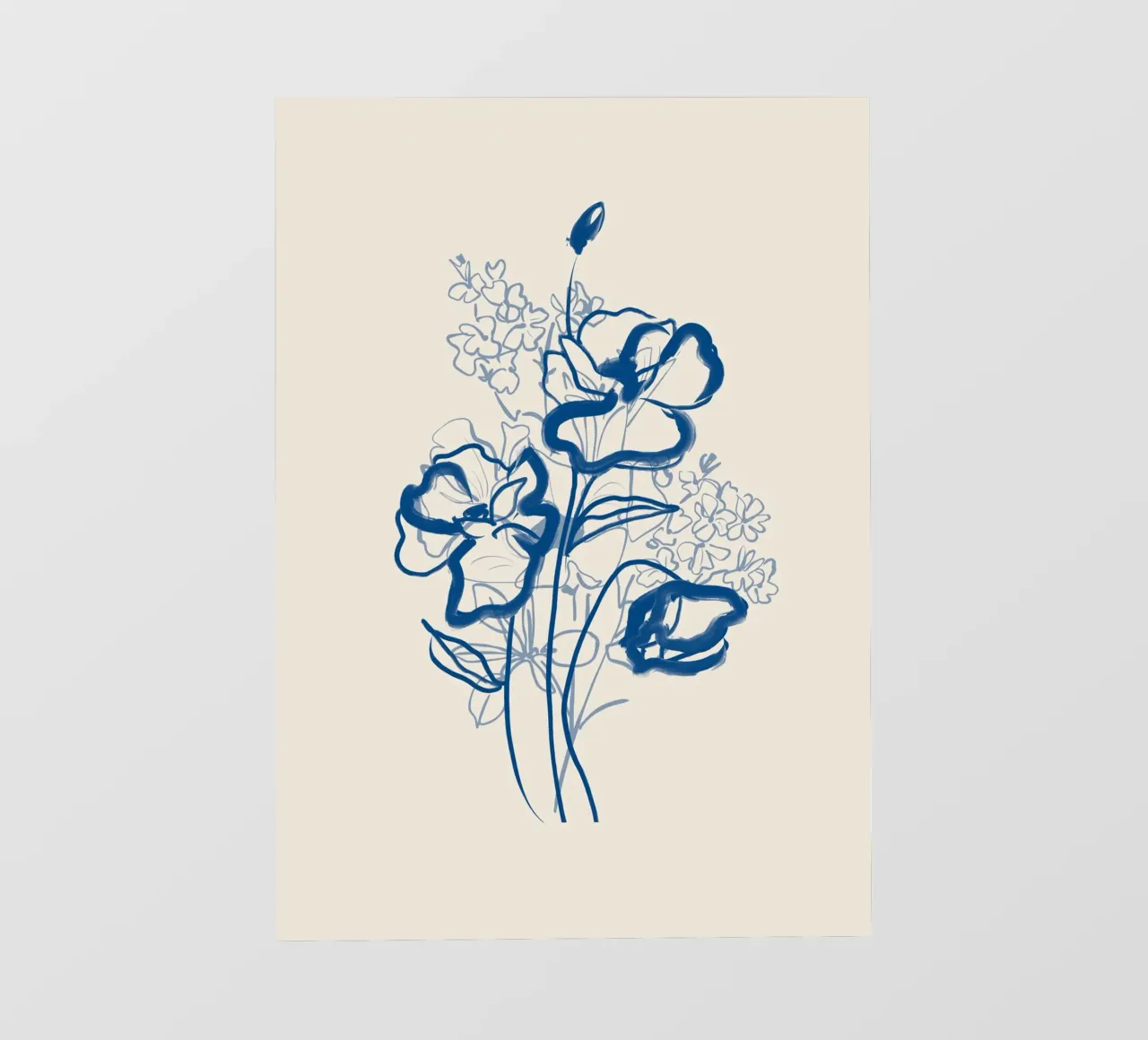 Flower Line Art 13 photo wallpaper by LeaDArt