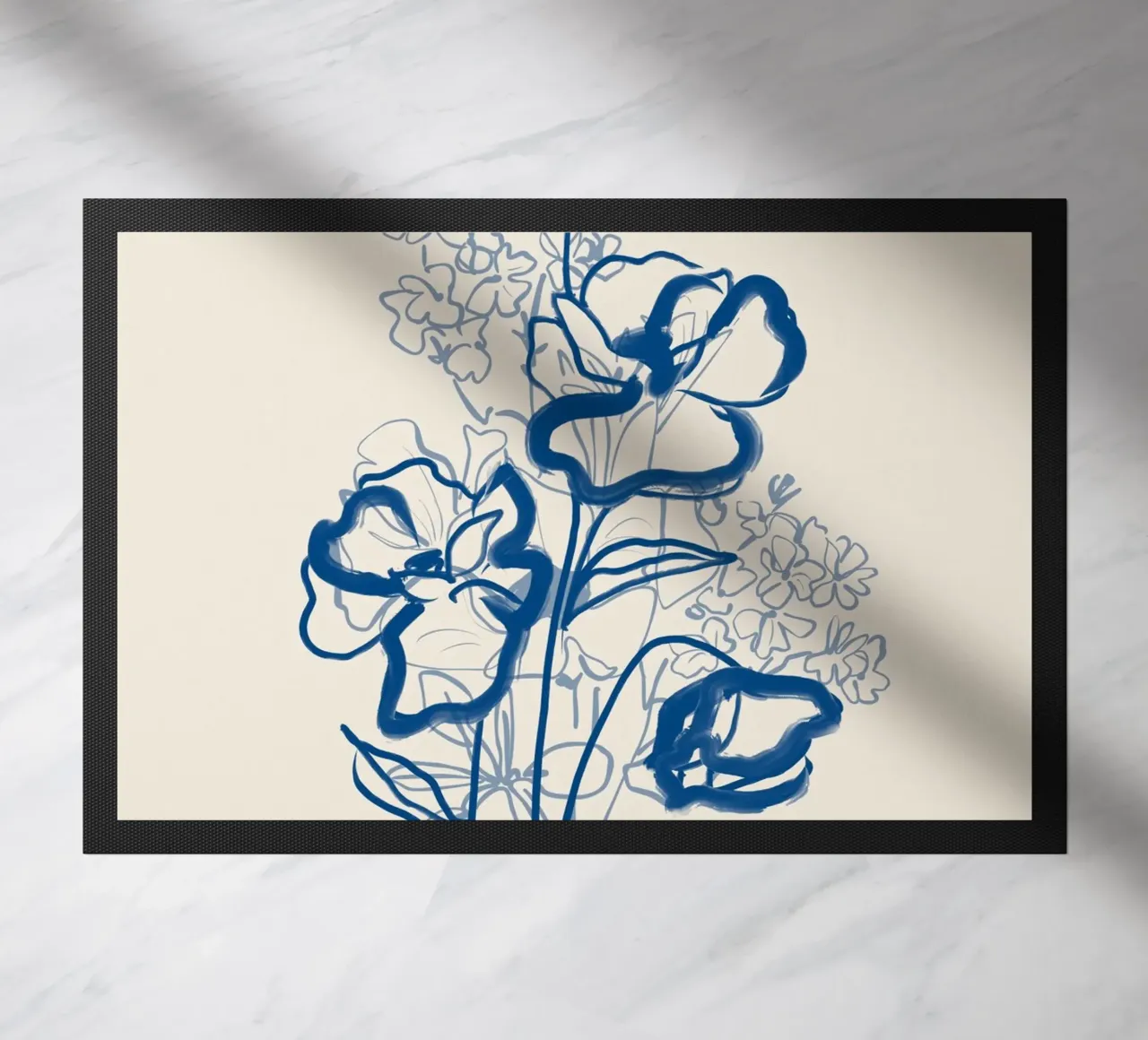 Linea d'arte floreale 13 zerbino da LeaDArt