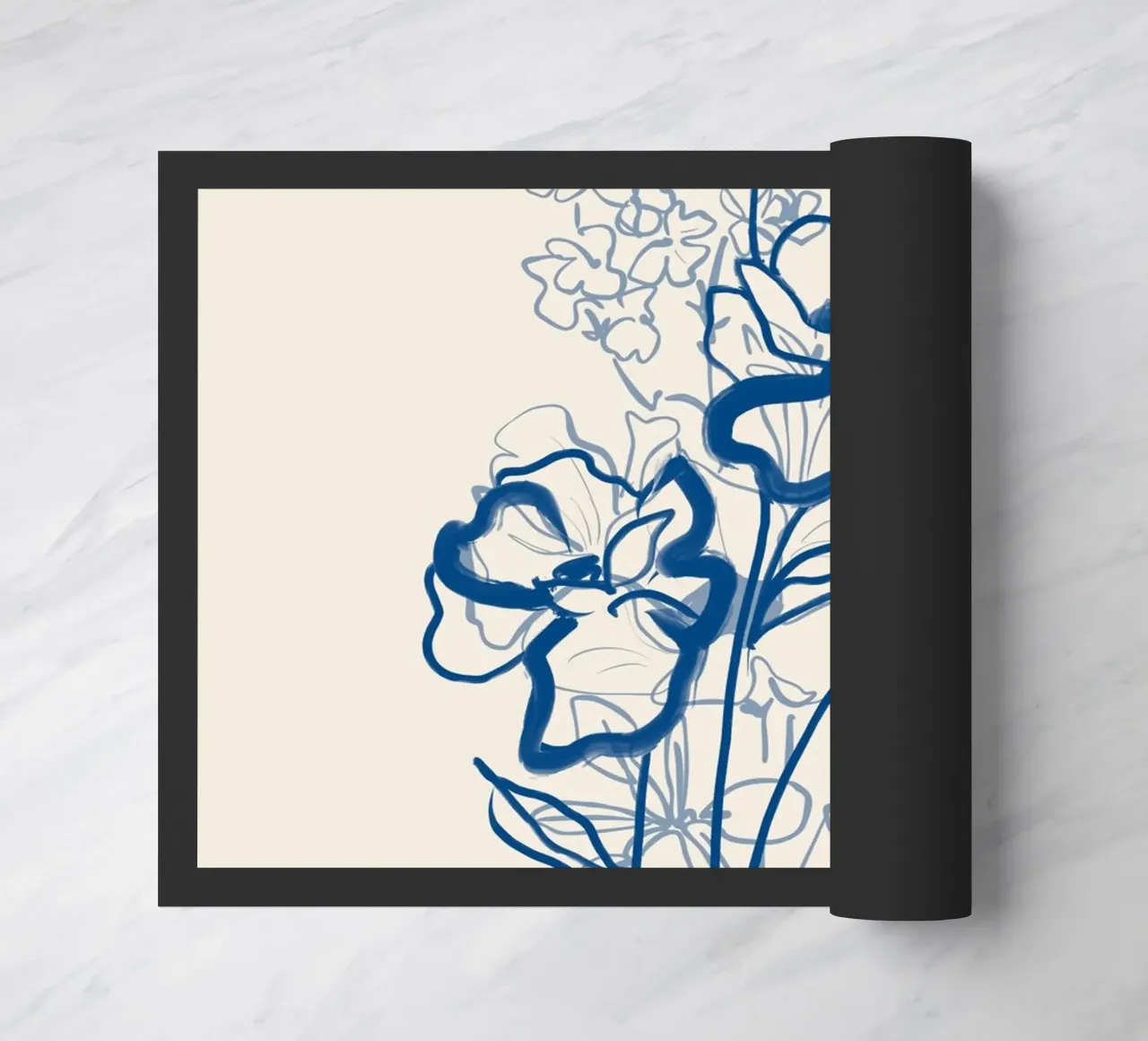 Linea d'arte floreale 13 zerbino da LeaDArt