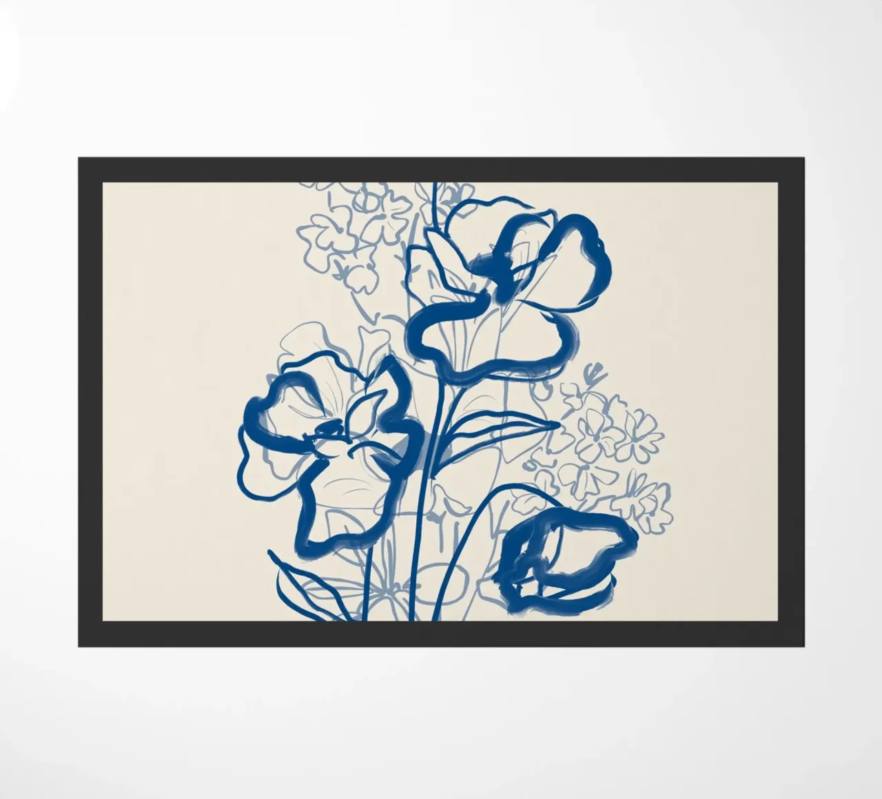 Linea d'arte floreale 13 zerbino da LeaDArt