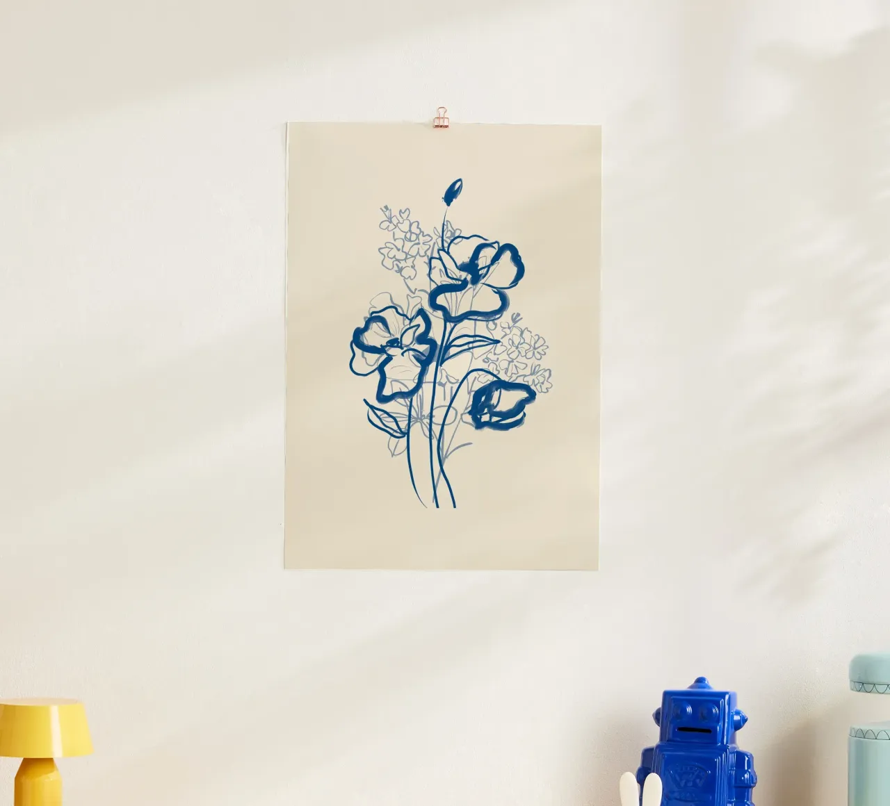 Flower Line Art 13 poster by LeaDArt