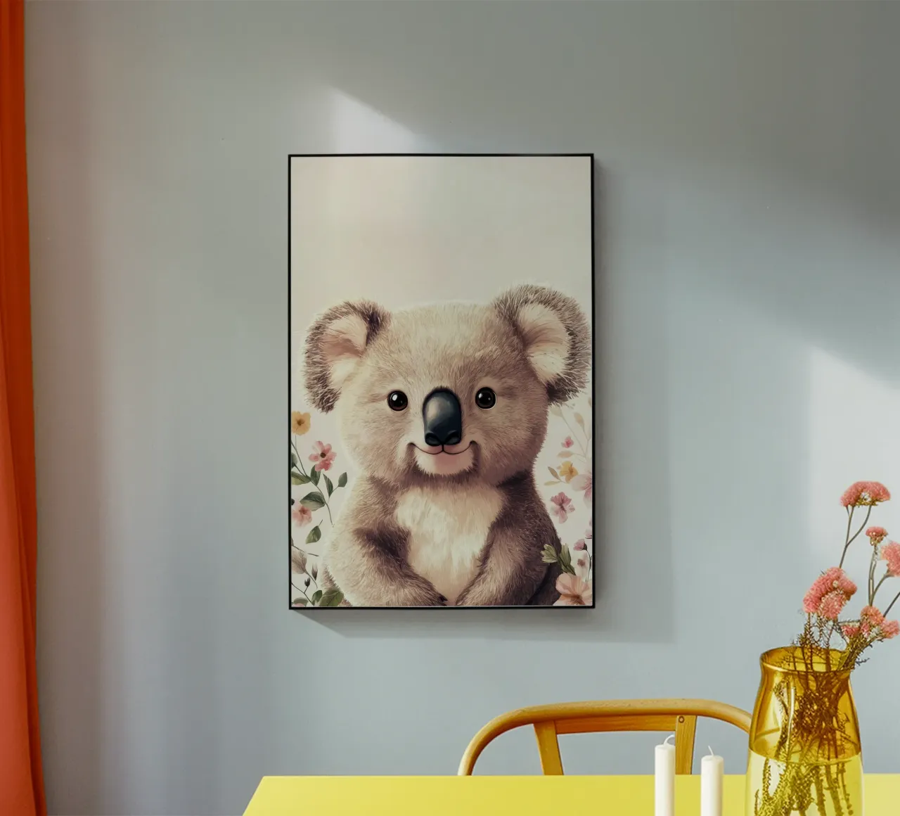 Hero #41: Koala in spring acrylic glass by farbenhelden