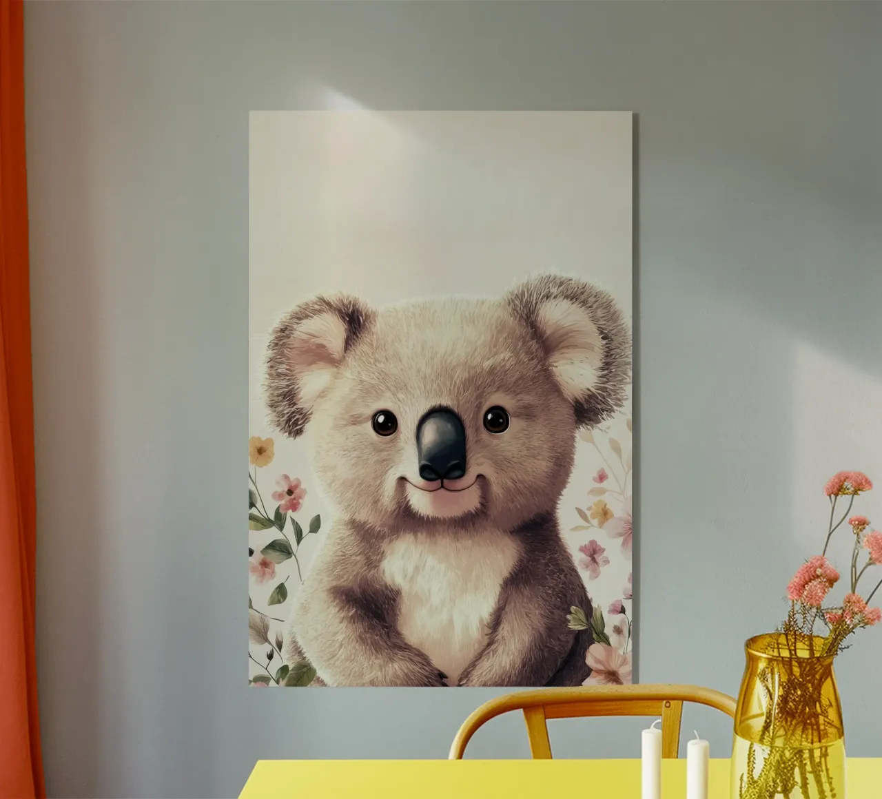Hero #41: Koala in spring acrylic glass by farbenhelden
